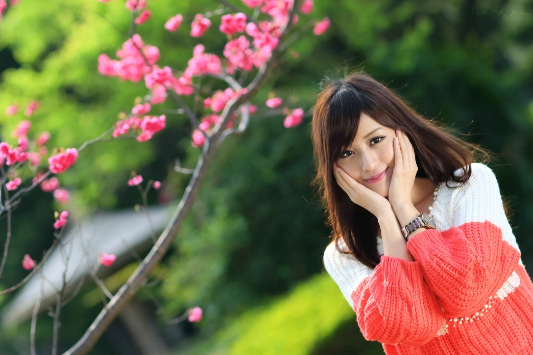 Gallery - 台湾美女钟幸村/梁以辰《双溪公园》清新户外随拍写真，治愈系甜美邻家女孩踏青唯美摄影集清新户外治愈系台湾女神 女神私房照_秀色女神 - image 23