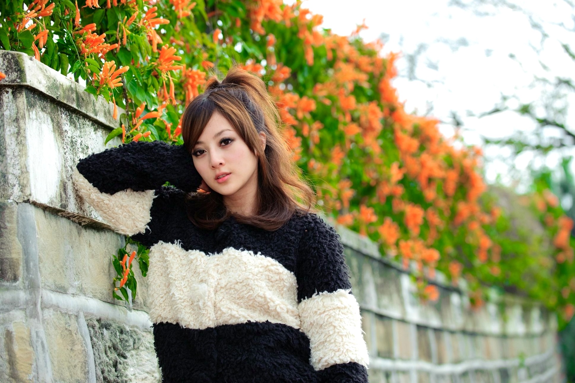 Gallery - 台湾正妹果子Mikako淡水外拍写真，清新甜美冬季穿搭尽显治愈系少女质感台湾户外清新治愈系街拍 女神私房照_秀色女神 - image 13
