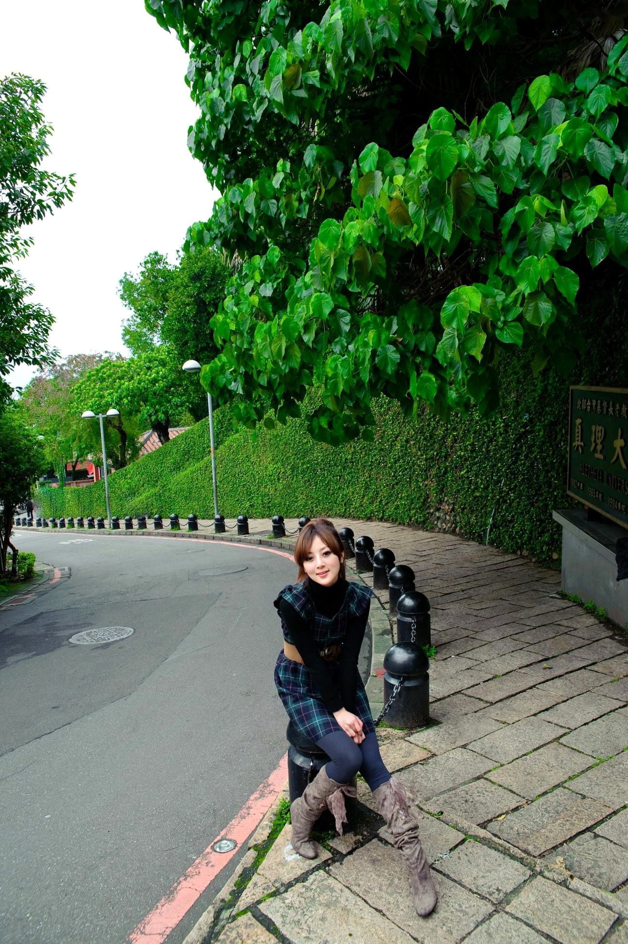 Gallery - 台湾正妹果子Mikako淡水外拍写真，清新甜美冬季穿搭尽显治愈系少女质感台湾户外清新治愈系街拍 女神私房照_秀色女神 - image 34