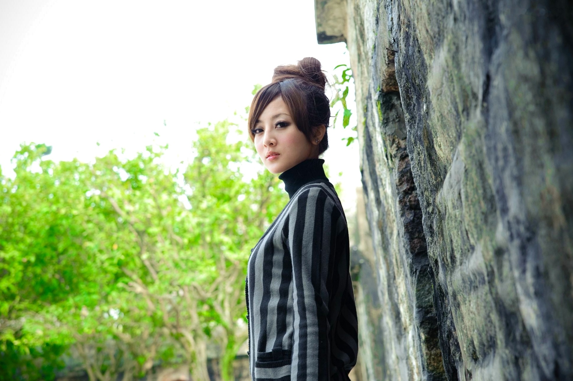 Gallery - 台湾正妹果子Mikako淡水外拍写真，清新甜美冬季穿搭尽显治愈系少女质感台湾户外清新治愈系街拍 女神私房照_秀色女神 - image 52