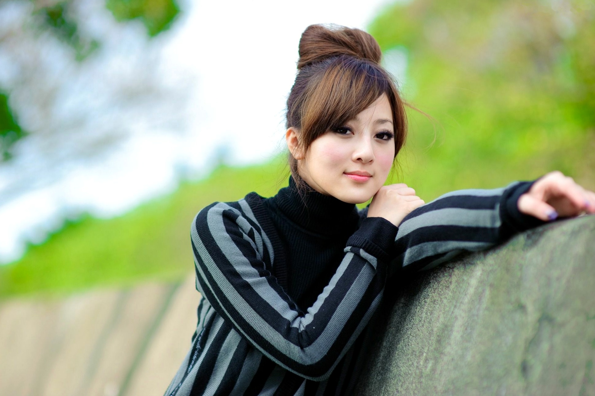 Gallery - 台湾正妹果子Mikako淡水外拍写真，清新甜美冬季穿搭尽显治愈系少女质感台湾户外清新治愈系街拍 女神私房照_秀色女神 - image 60