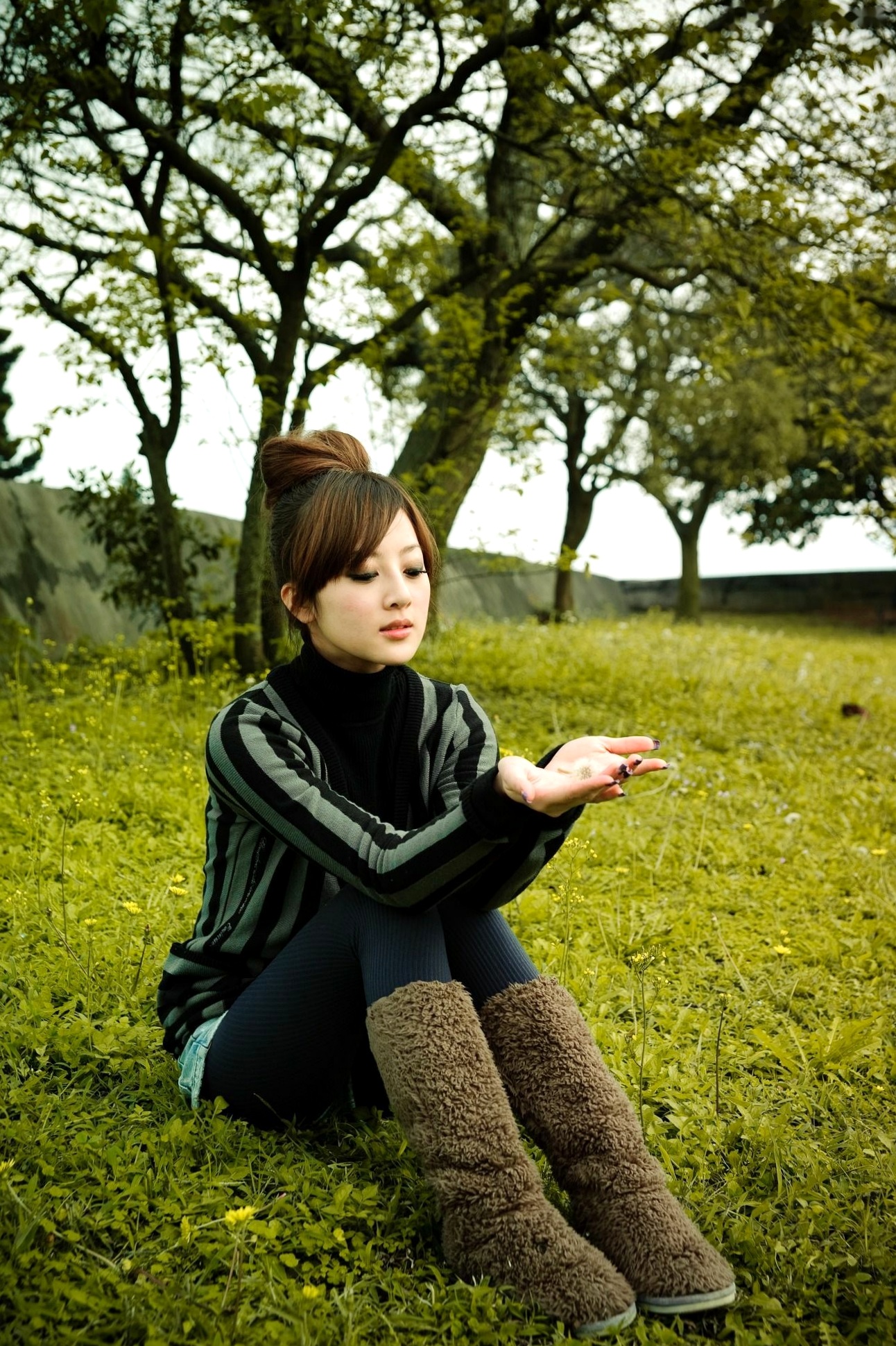 Gallery - 台湾正妹果子Mikako淡水外拍写真，清新甜美冬季穿搭尽显治愈系少女质感台湾户外清新治愈系街拍 女神私房照_秀色女神 - image 65