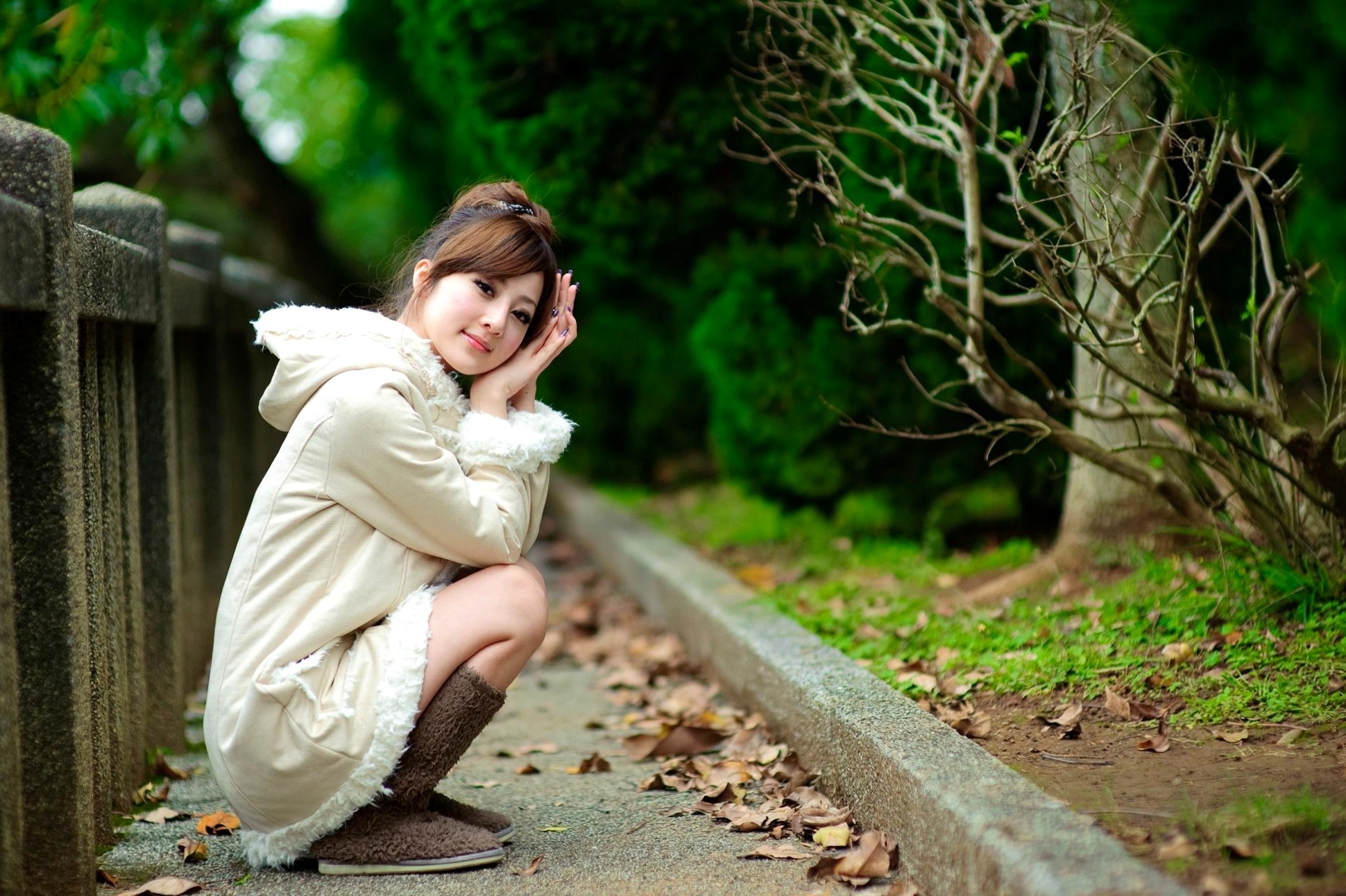 Gallery - 台湾正妹果子Mikako淡水外拍写真，清新甜美冬季穿搭尽显治愈系少女质感台湾户外清新治愈系街拍 女神私房照_秀色女神 - image 82