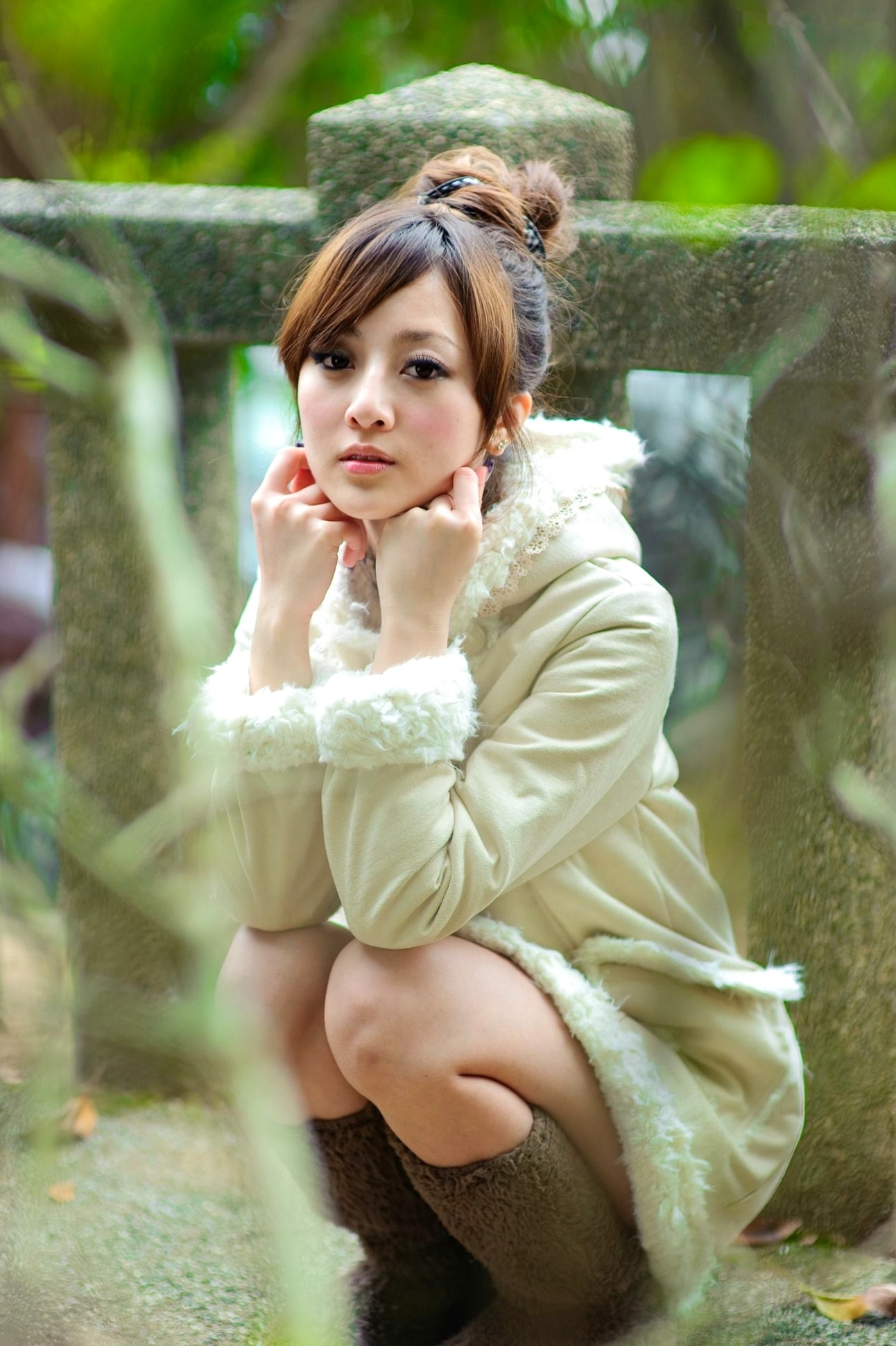 Gallery - 台湾正妹果子Mikako淡水外拍写真，清新甜美冬季穿搭尽显治愈系少女质感台湾户外清新治愈系街拍 女神私房照_秀色女神 - image 83