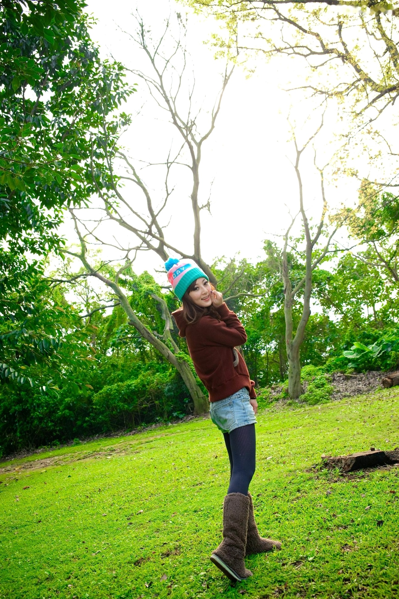 Gallery - 台湾正妹果子Mikako淡水外拍写真，清新甜美冬季穿搭尽显治愈系少女质感台湾户外清新治愈系街拍 女神私房照_秀色女神 - image 90