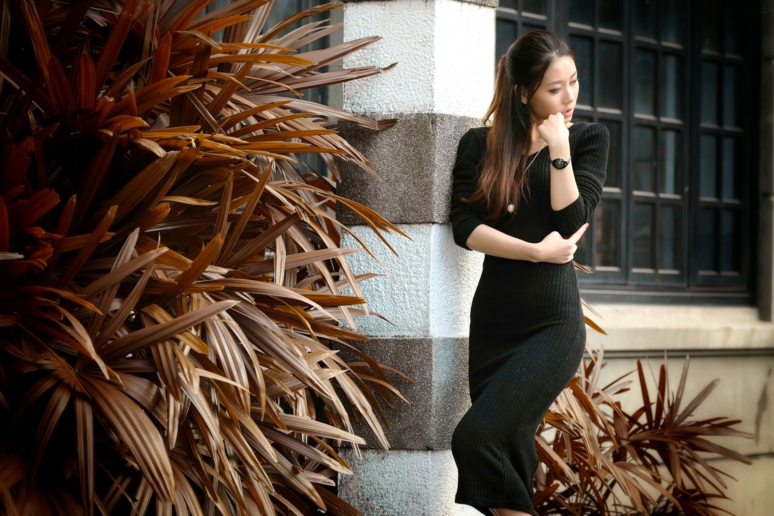 Gallery - 台湾女神佳贝儿《唯美时尚外拍》户外写真，清纯侧颜与迷人光影的视觉盛宴台湾清新气质户外治愈系 女神私房照_秀色女神 - image 19