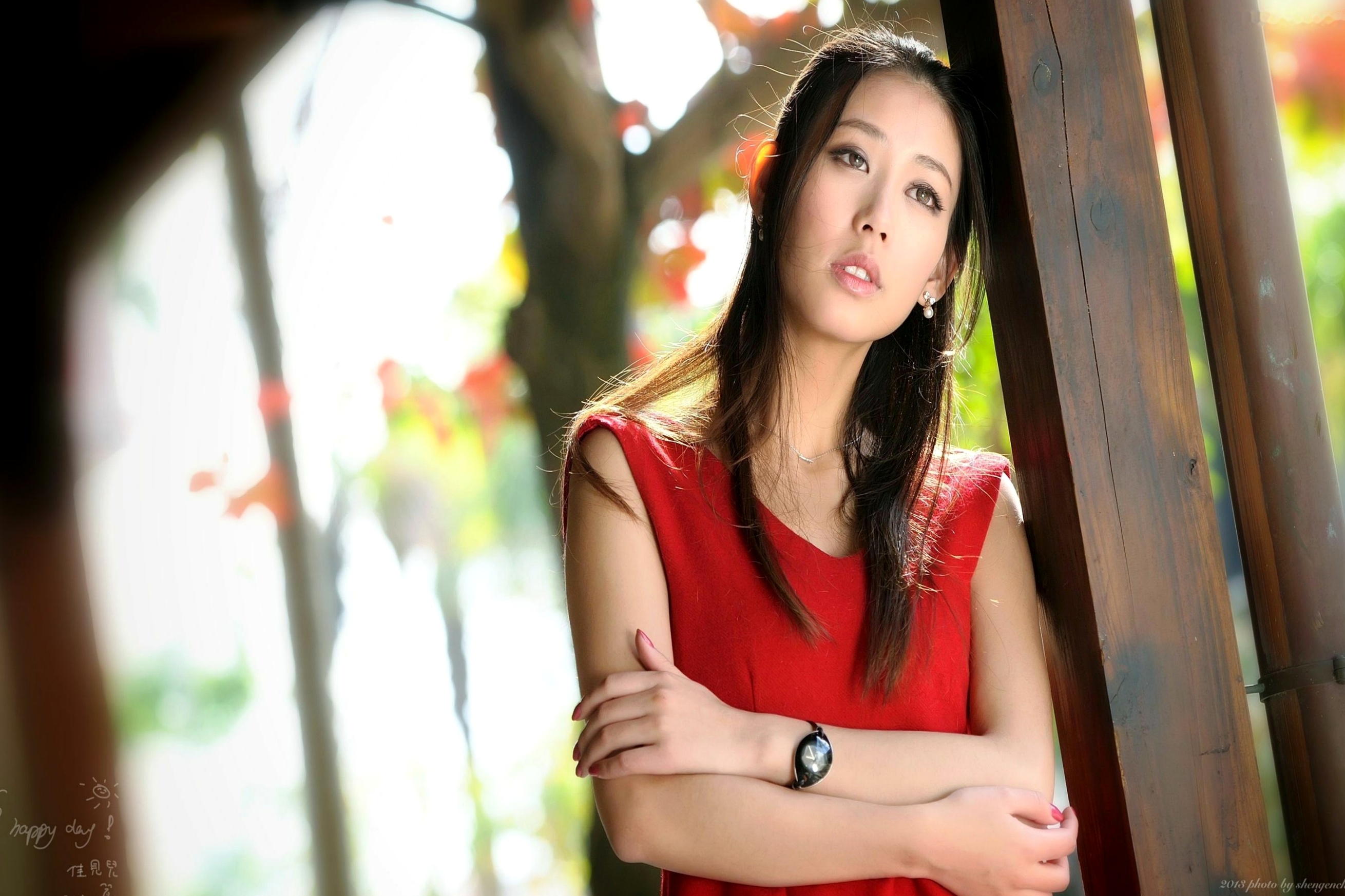 Gallery - 台湾女神佳贝儿《唯美时尚外拍》户外写真，清纯侧颜与迷人光影的视觉盛宴台湾清新气质户外治愈系 女神私房照_秀色女神 - image 20