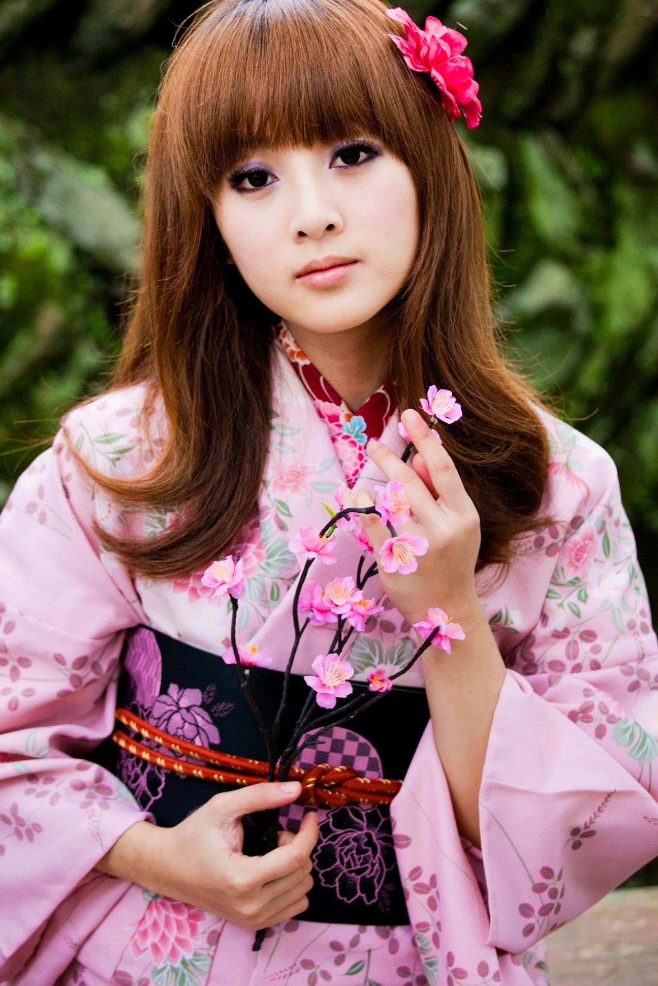Gallery - 台湾正妹果子、小品、兔兔(品果兔)《宜蘭和服遊拍》户外古风写真，清纯美少女角色扮演英气十足台湾和服清新户外角色扮演 女神私房照_秀色女神 - image 4