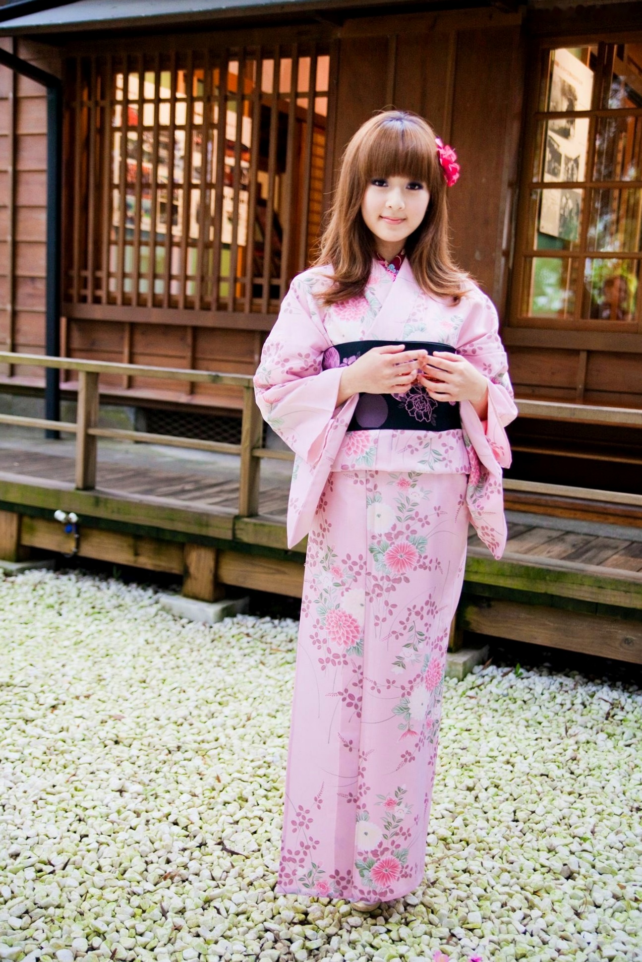 Gallery - 台湾正妹果子、小品、兔兔(品果兔)《宜蘭和服遊拍》户外古风写真，清纯美少女角色扮演英气十足台湾和服清新户外角色扮演 女神私房照_秀色女神 - image 11