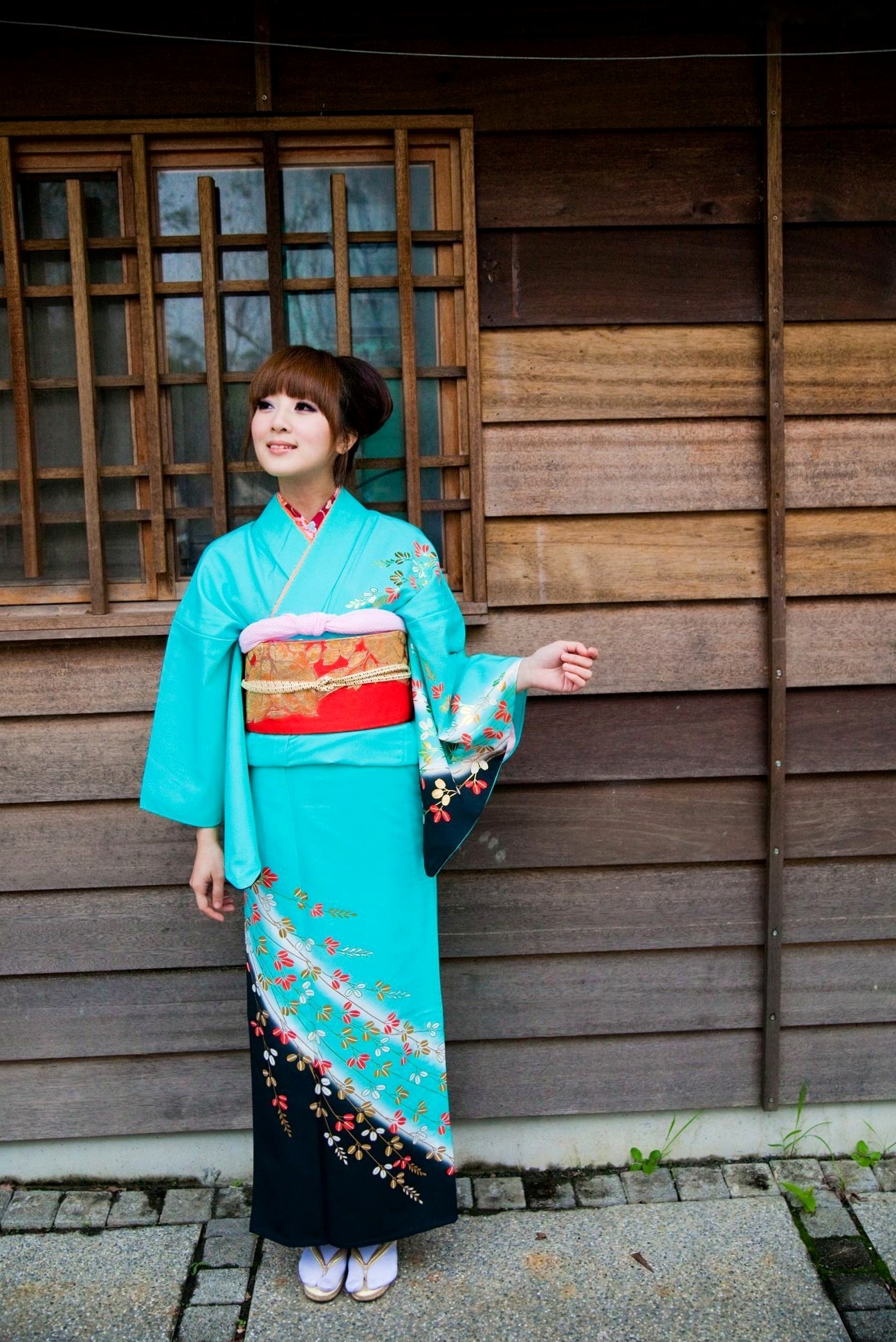 Gallery - 台湾正妹果子、小品、兔兔(品果兔)《宜蘭和服遊拍》户外古风写真，清纯美少女角色扮演英气十足台湾和服清新户外角色扮演 女神私房照_秀色女神 - image 27