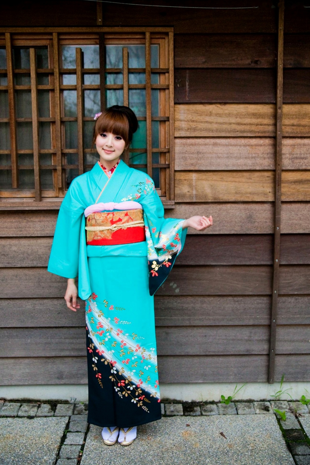 Gallery - 台湾正妹果子、小品、兔兔(品果兔)《宜蘭和服遊拍》户外古风写真，清纯美少女角色扮演英气十足台湾和服清新户外角色扮演 女神私房照_秀色女神 - image 28