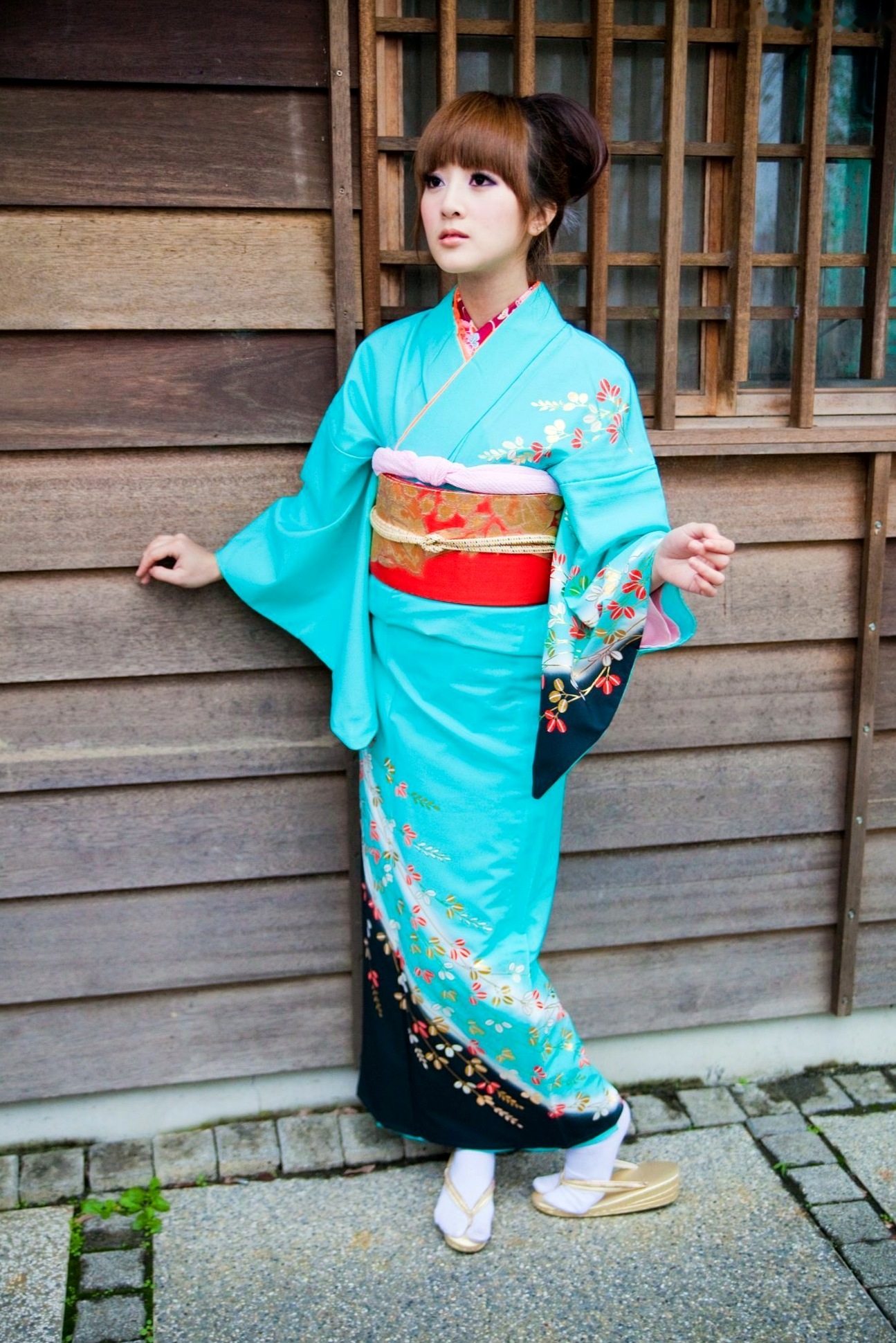 Gallery - 台湾正妹果子、小品、兔兔(品果兔)《宜蘭和服遊拍》户外古风写真，清纯美少女角色扮演英气十足台湾和服清新户外角色扮演 女神私房照_秀色女神 - image 30