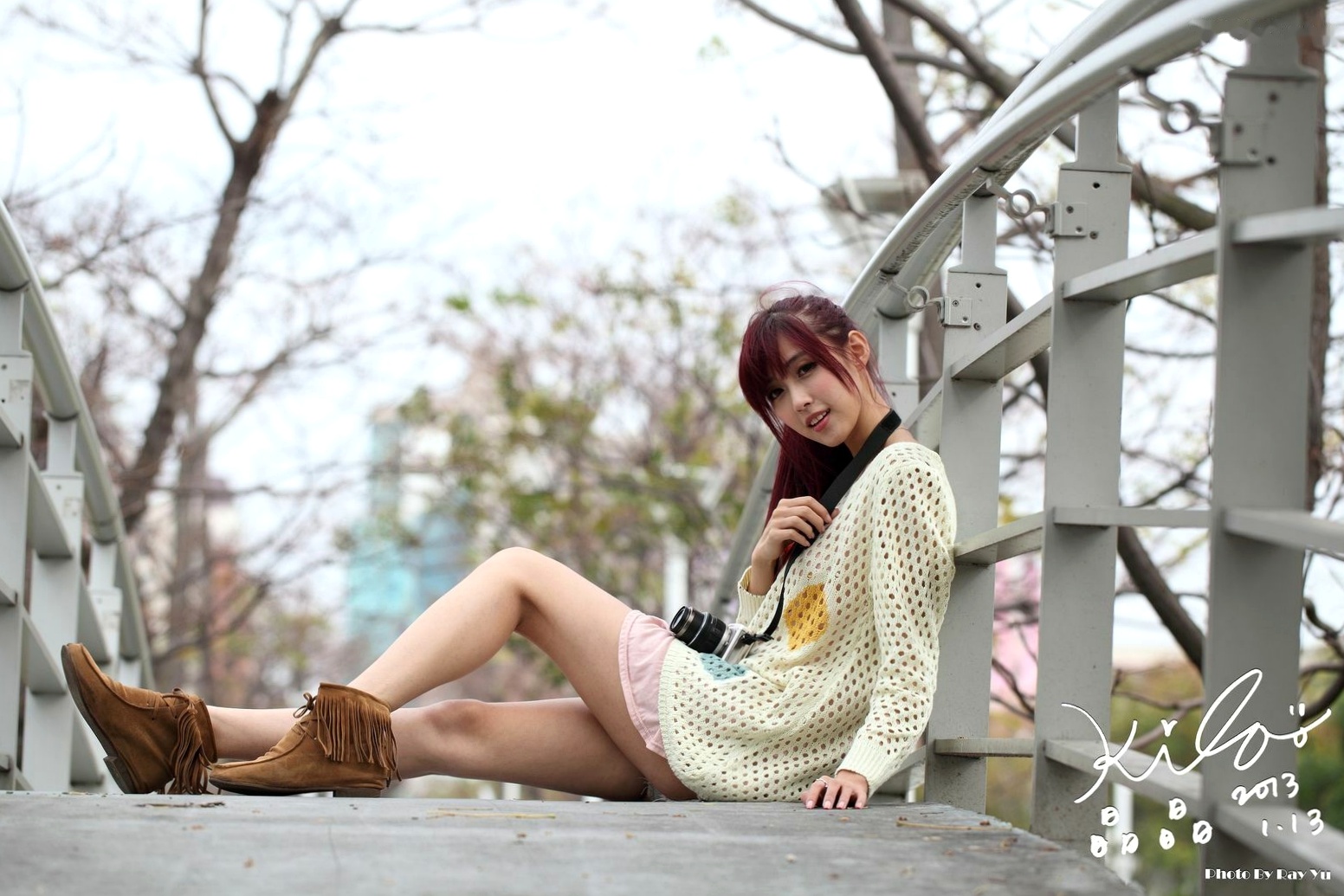 Gallery - 台湾正妹_台湾气质女神Kila晶晶/金允乔《美女摄影师》清新治愈系户外私房写真，少女感十足的旅拍漫时光台湾气质清新治愈系户外 女神私房照_秀色女神 - image 17