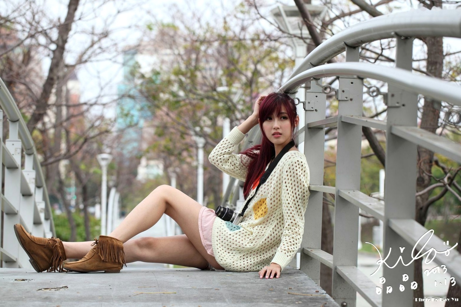 Gallery - 台湾正妹_台湾气质女神Kila晶晶/金允乔《美女摄影师》清新治愈系户外私房写真，少女感十足的旅拍漫时光台湾气质清新治愈系户外 女神私房照_秀色女神 - image 18