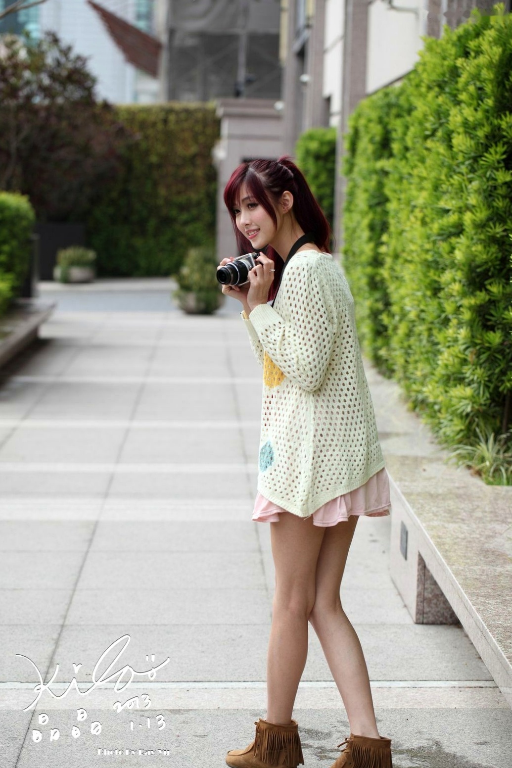 Gallery - 台湾正妹_台湾气质女神Kila晶晶/金允乔《美女摄影师》清新治愈系户外私房写真，少女感十足的旅拍漫时光台湾气质清新治愈系户外 女神私房照_秀色女神 - image 19