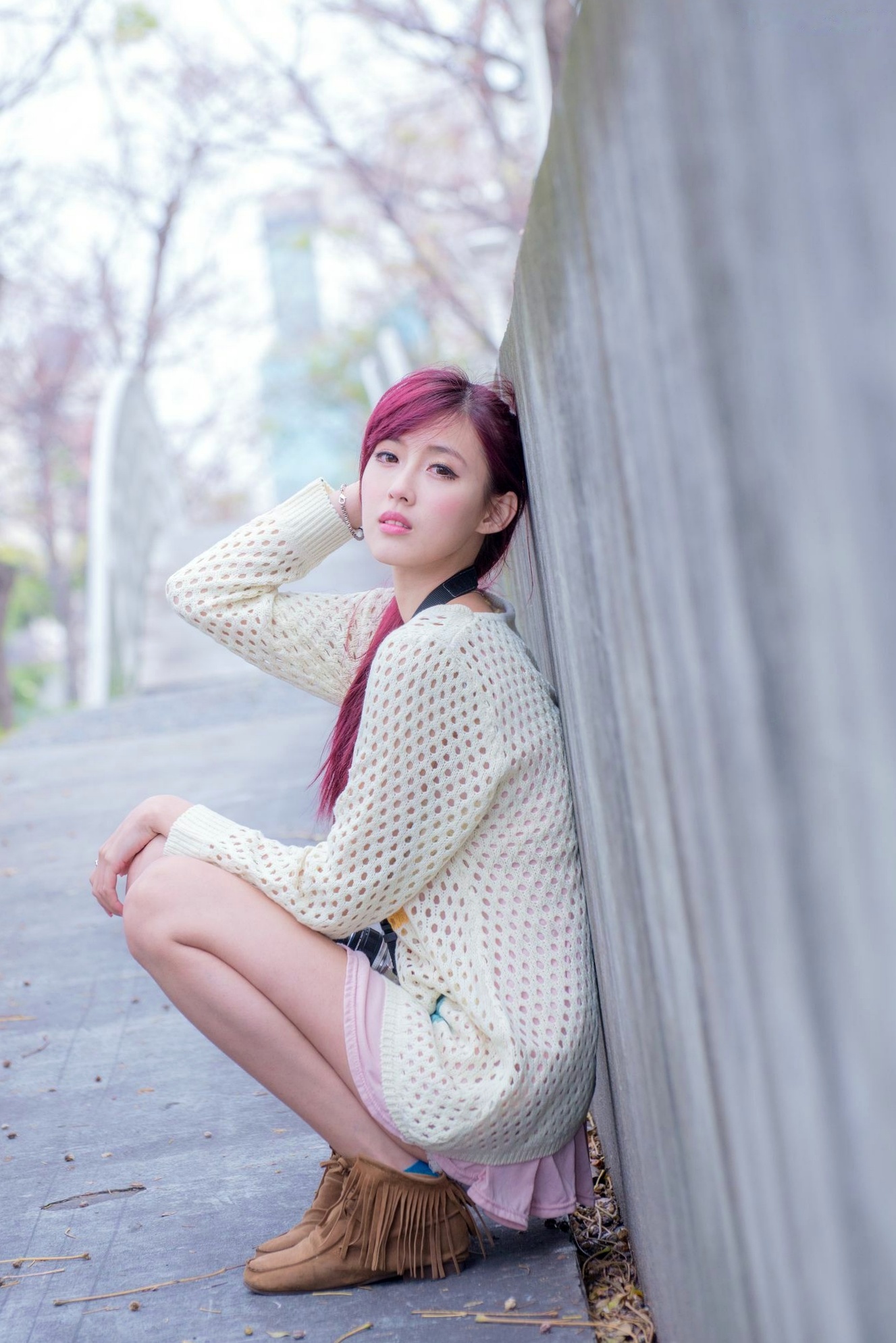 Gallery - 台湾正妹_台湾气质女神Kila晶晶/金允乔《美女摄影师》清新治愈系户外私房写真，少女感十足的旅拍漫时光台湾气质清新治愈系户外 女神私房照_秀色女神 - image 34