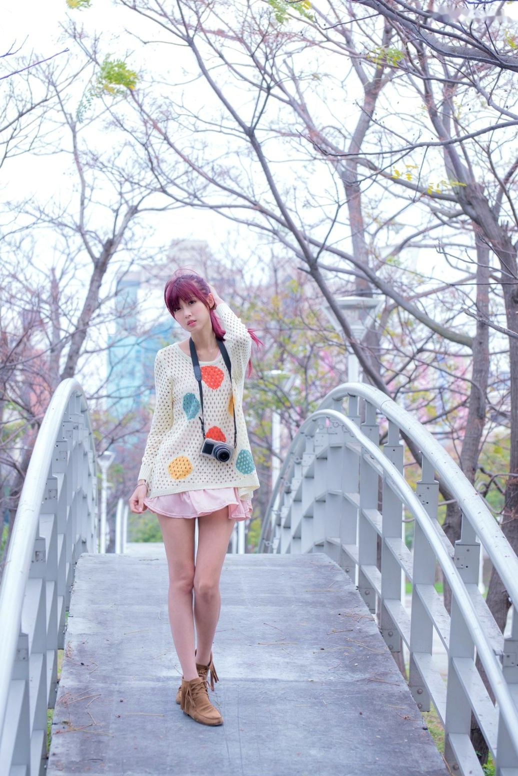 Gallery - 台湾正妹_台湾气质女神Kila晶晶/金允乔《美女摄影师》清新治愈系户外私房写真，少女感十足的旅拍漫时光台湾气质清新治愈系户外 女神私房照_秀色女神 - image 40