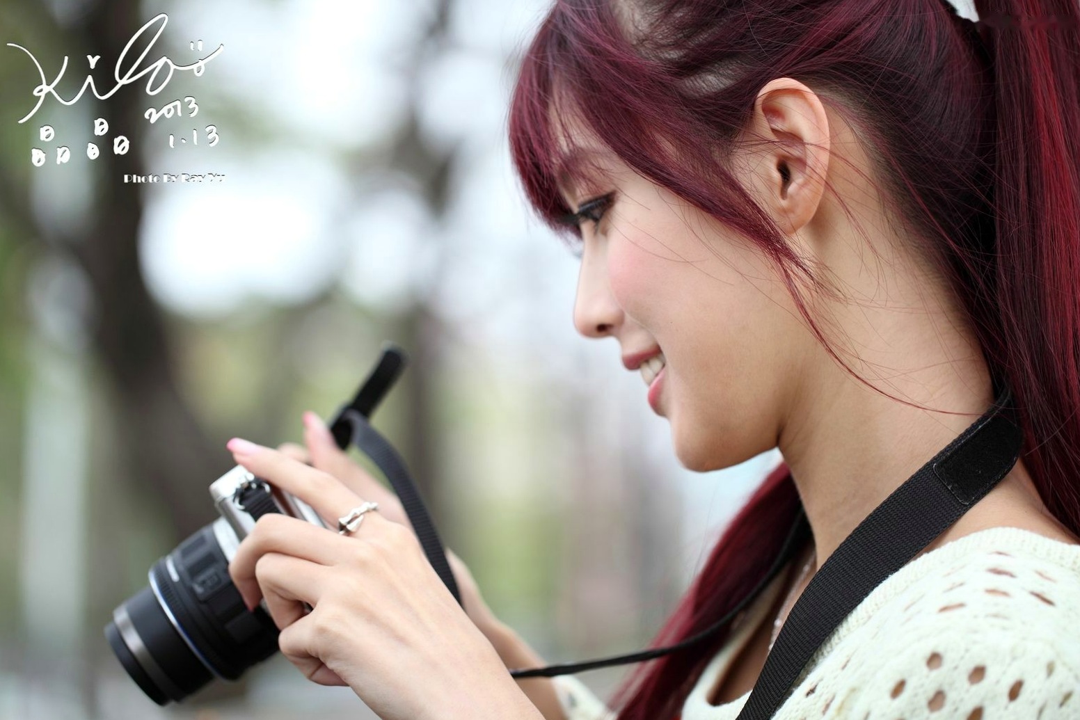 Gallery - 台湾正妹_台湾气质女神Kila晶晶/金允乔《美女摄影师》清新治愈系户外私房写真，少女感十足的旅拍漫时光台湾气质清新治愈系户外 女神私房照_秀色女神 - image 48
