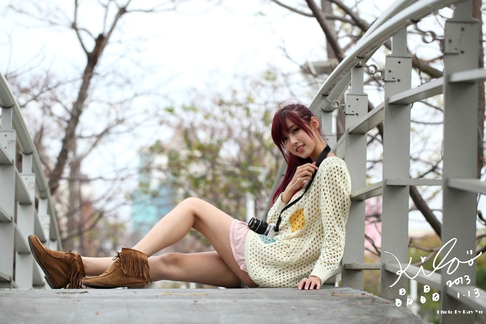 Gallery - 台湾正妹_台湾气质女神Kila晶晶/金允乔《美女摄影师》清新治愈系户外私房写真，少女感十足的旅拍漫时光台湾气质清新治愈系户外 女神私房照_秀色女神 - image 65