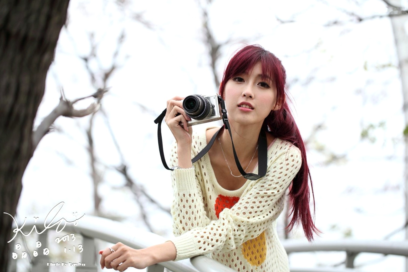 Gallery - 台湾正妹_台湾气质女神Kila晶晶/金允乔《美女摄影师》清新治愈系户外私房写真，少女感十足的旅拍漫时光台湾气质清新治愈系户外 女神私房照_秀色女神 - image 75