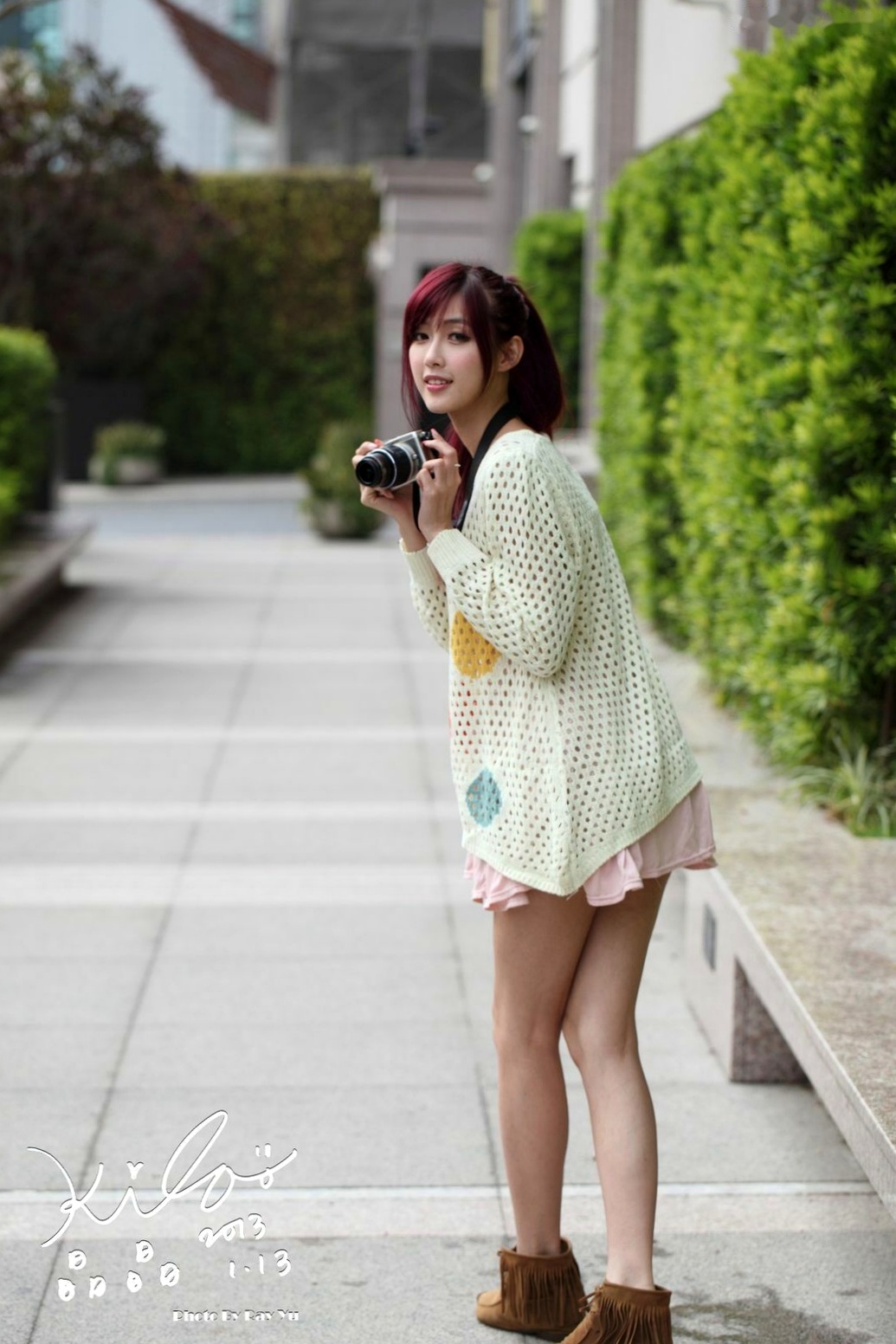 Gallery - 台湾正妹_台湾气质女神Kila晶晶/金允乔《美女摄影师》清新治愈系户外私房写真，少女感十足的旅拍漫时光台湾气质清新治愈系户外 女神私房照_秀色女神 - image 84
