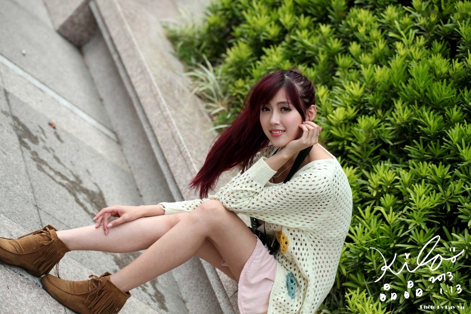 Gallery - 台湾正妹_台湾气质女神Kila晶晶/金允乔《美女摄影师》清新治愈系户外私房写真，少女感十足的旅拍漫时光台湾气质清新治愈系户外 女神私房照_秀色女神 - image 87