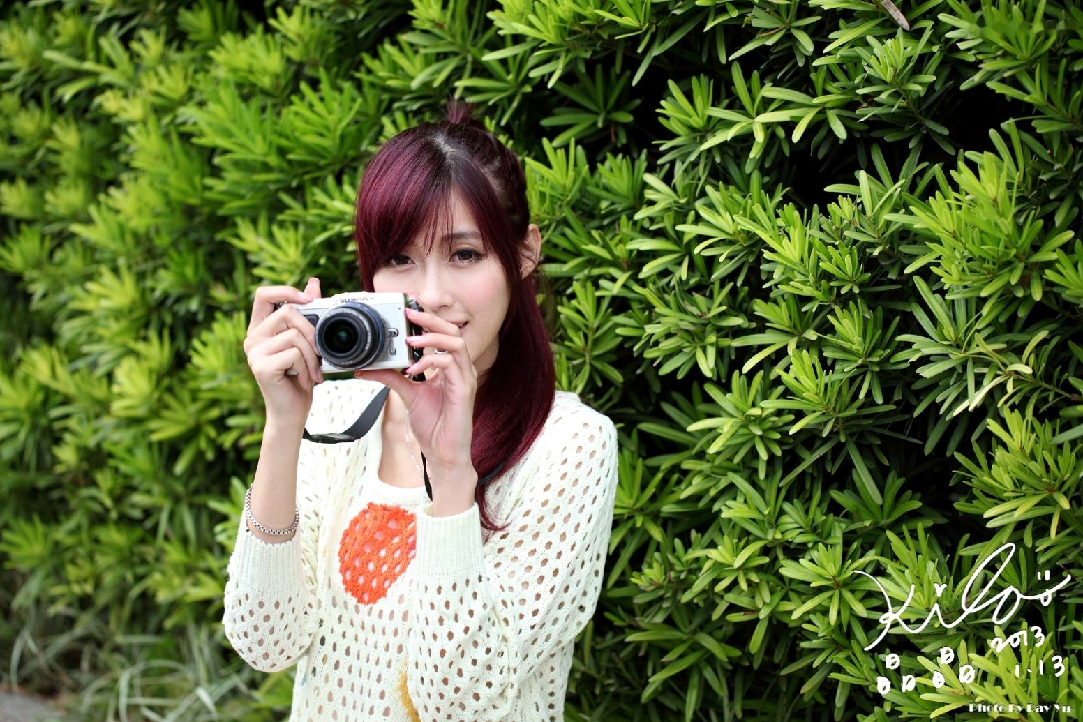 Gallery - 台湾正妹_台湾气质女神Kila晶晶/金允乔《美女摄影师》清新治愈系户外私房写真，少女感十足的旅拍漫时光台湾气质清新治愈系户外 女神私房照_秀色女神 - image 95
