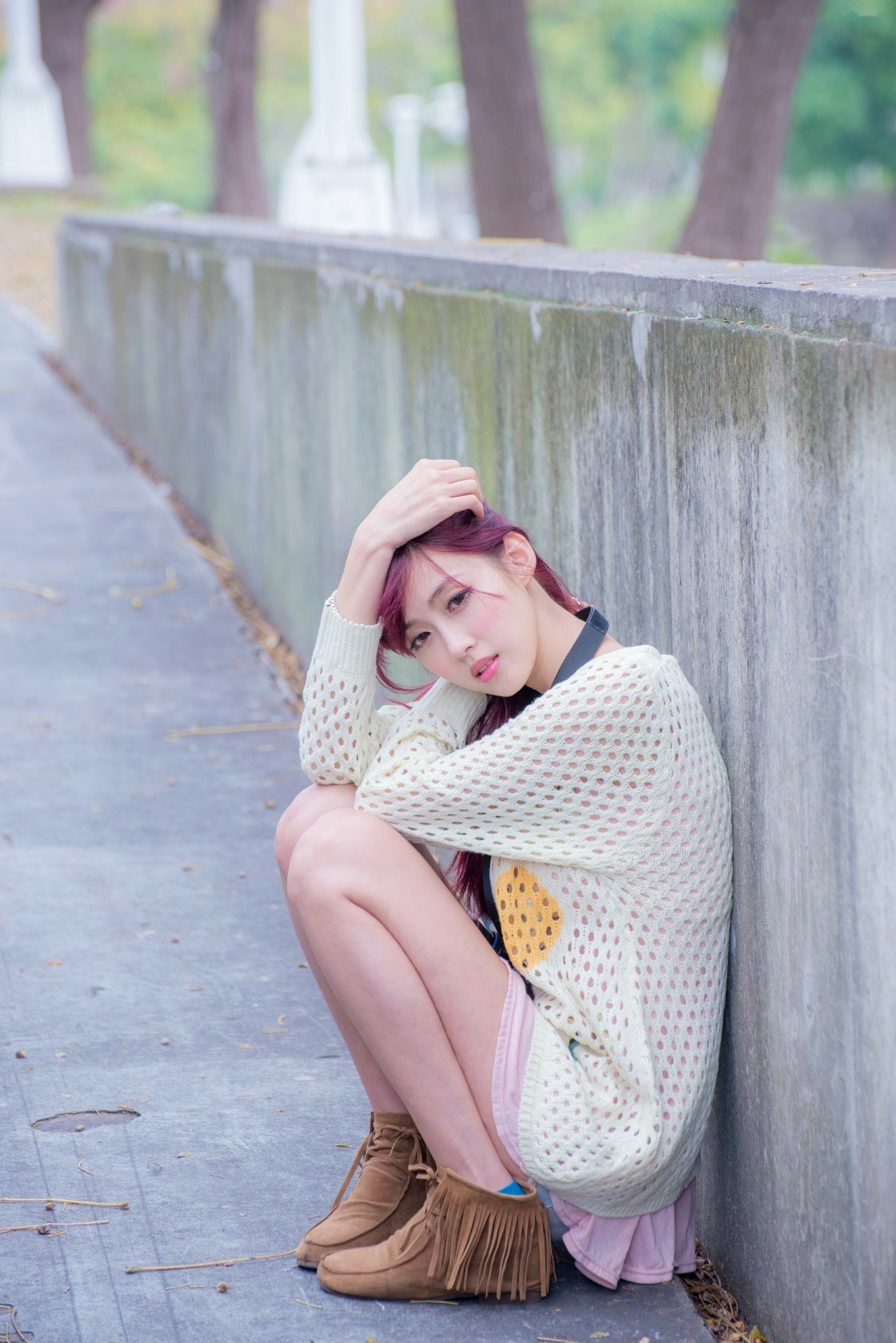 Gallery - 台湾正妹_台湾气质女神Kila晶晶/金允乔《美女摄影师》清新治愈系户外私房写真，少女感十足的旅拍漫时光台湾气质清新治愈系户外 女神私房照_秀色女神 - image 105