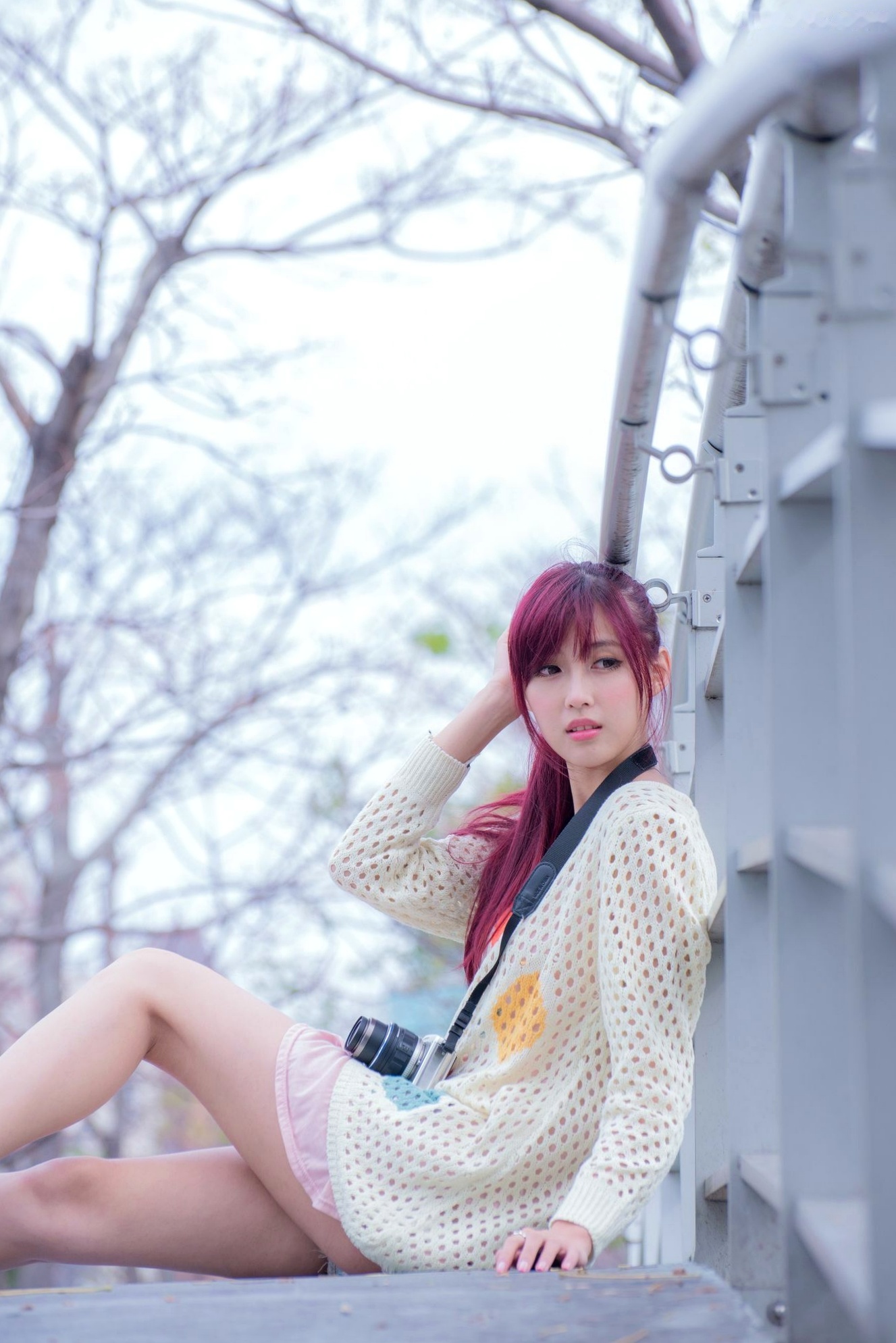 Gallery - 台湾正妹_台湾气质女神Kila晶晶/金允乔《美女摄影师》清新治愈系户外私房写真，少女感十足的旅拍漫时光台湾气质清新治愈系户外 女神私房照_秀色女神 - image 110
