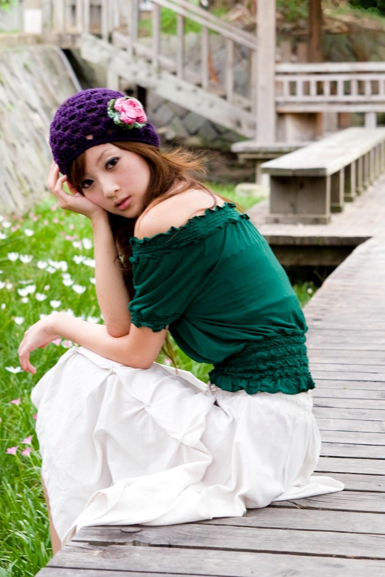 Gallery - 台湾正妹果子MM/Mikako户外清新写真，青春治愈系甜美少女摄影特辑台湾清纯清新治愈系 女神私房照_秀色女神 - image 1