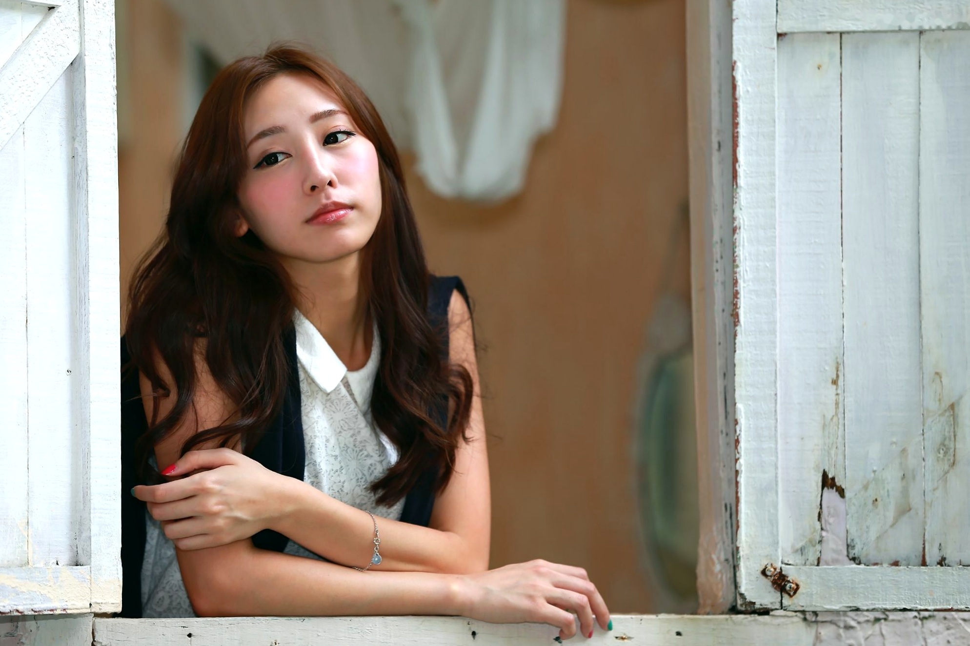 Gallery - 台湾正妹席惟伦Riko清新文艺写真，户外街拍治愈系生活照系列台湾清新气质治愈系 女神私房照_秀色女神 - image 27