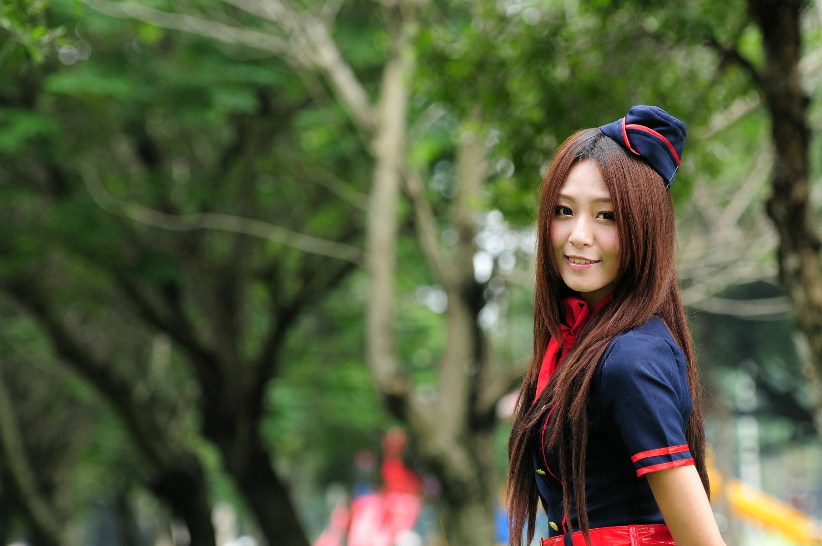 Gallery - 台湾正妹Winnie庄咏惠清新户外写真，邻家气质与甜美空姐制服诱惑台湾户外空姐制服清新 女神私房照_秀色女神 - image 6
