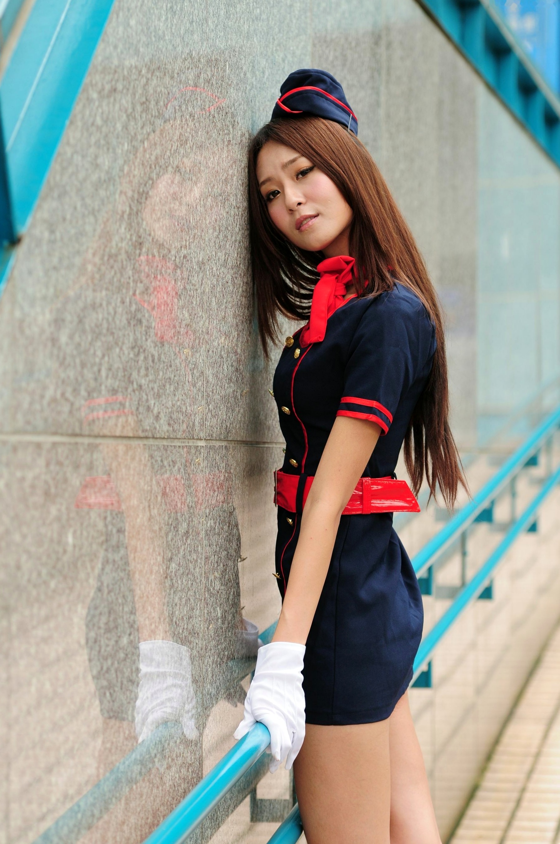 Gallery - 台湾正妹Winnie庄咏惠清新户外写真，邻家气质与甜美空姐制服诱惑台湾户外空姐制服清新 女神私房照_秀色女神 - image 12
