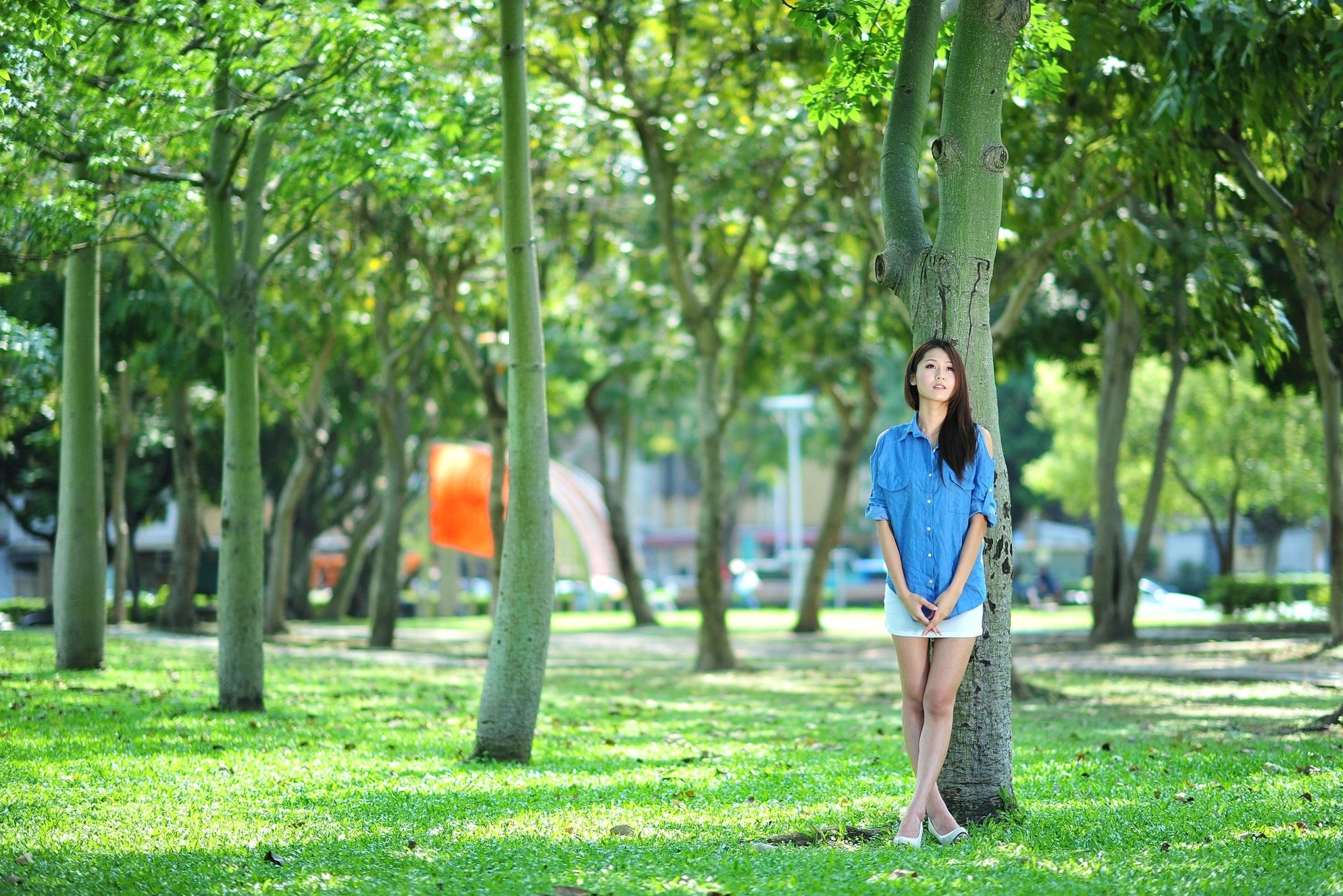 Gallery - 台湾正妹Winnie庄咏惠清新户外写真，邻家气质与甜美空姐制服诱惑台湾户外空姐制服清新 女神私房照_秀色女神 - image 15