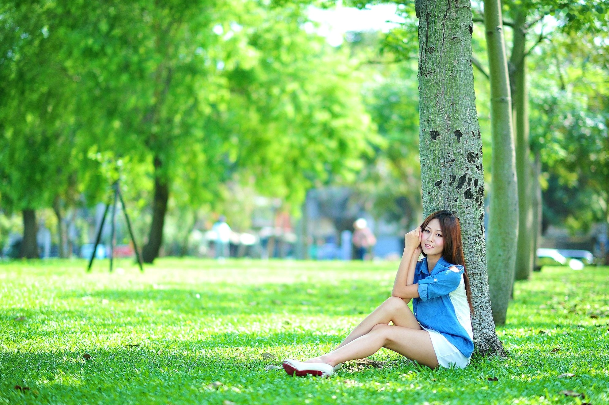 Gallery - 台湾正妹Winnie庄咏惠清新户外写真，邻家气质与甜美空姐制服诱惑台湾户外空姐制服清新 女神私房照_秀色女神 - image 27