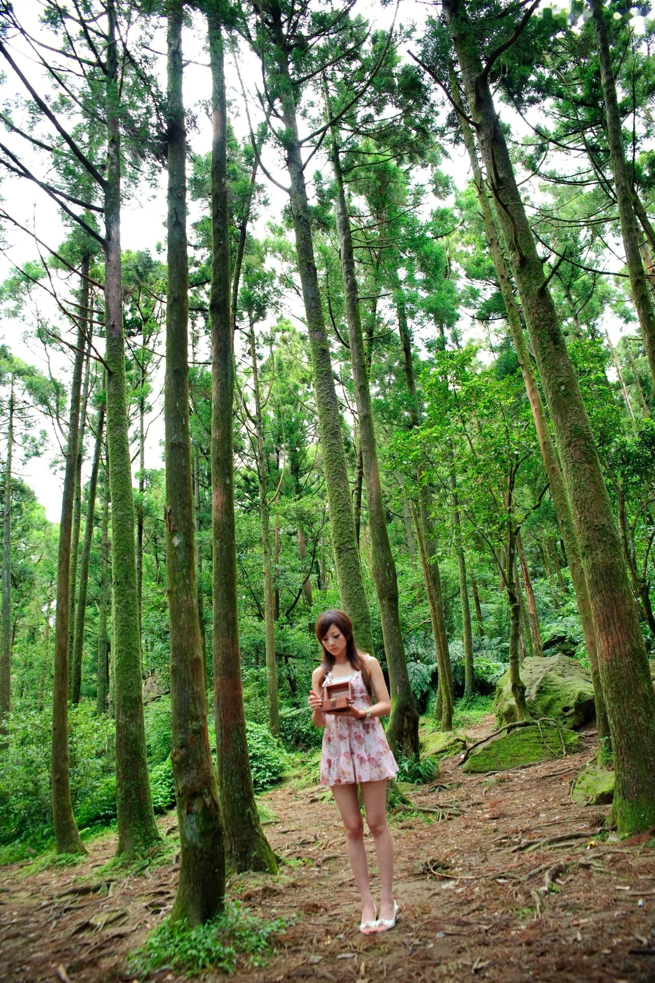 Gallery - 台湾正妹Mikako户外写真：白色圆舞曲的清新漫步与黑色执念的冷艳魅力台湾户外气质清新冷艳 女神私房照_秀色女神 - image 13