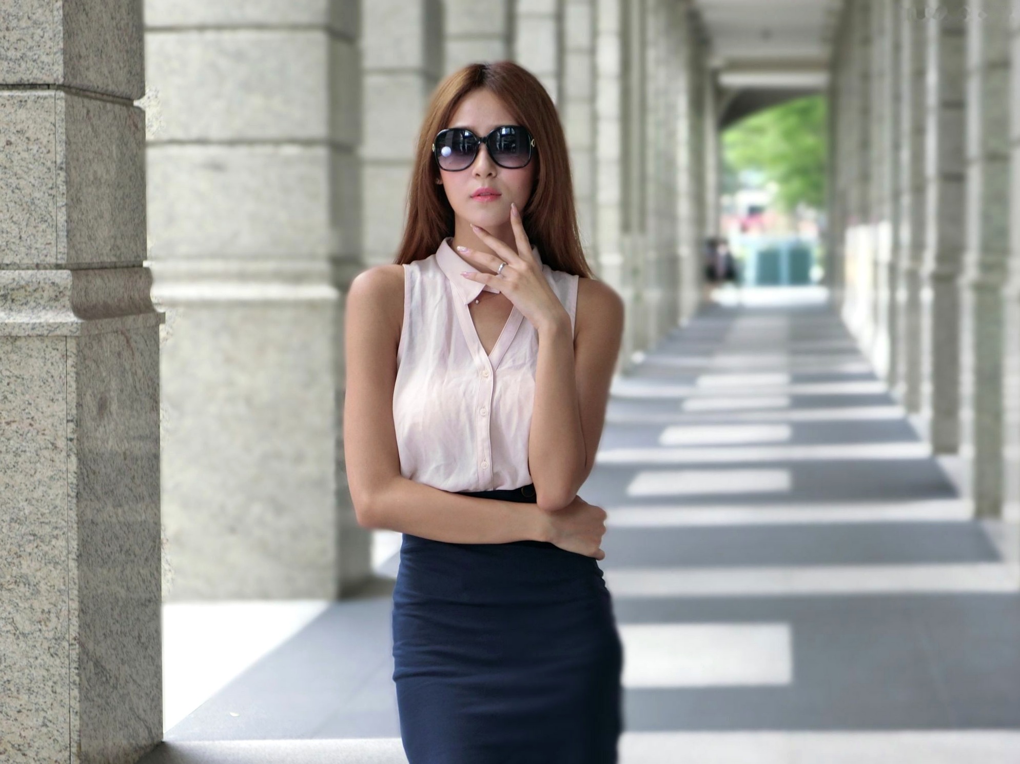 Gallery - 台湾模特 - modelWinnie小雪信义商圈街拍写真，优雅职场装束展现知性气质与迷人美腿beautyleg台湾街拍气质美腿清新 女神私房照_秀色女神 - image 68