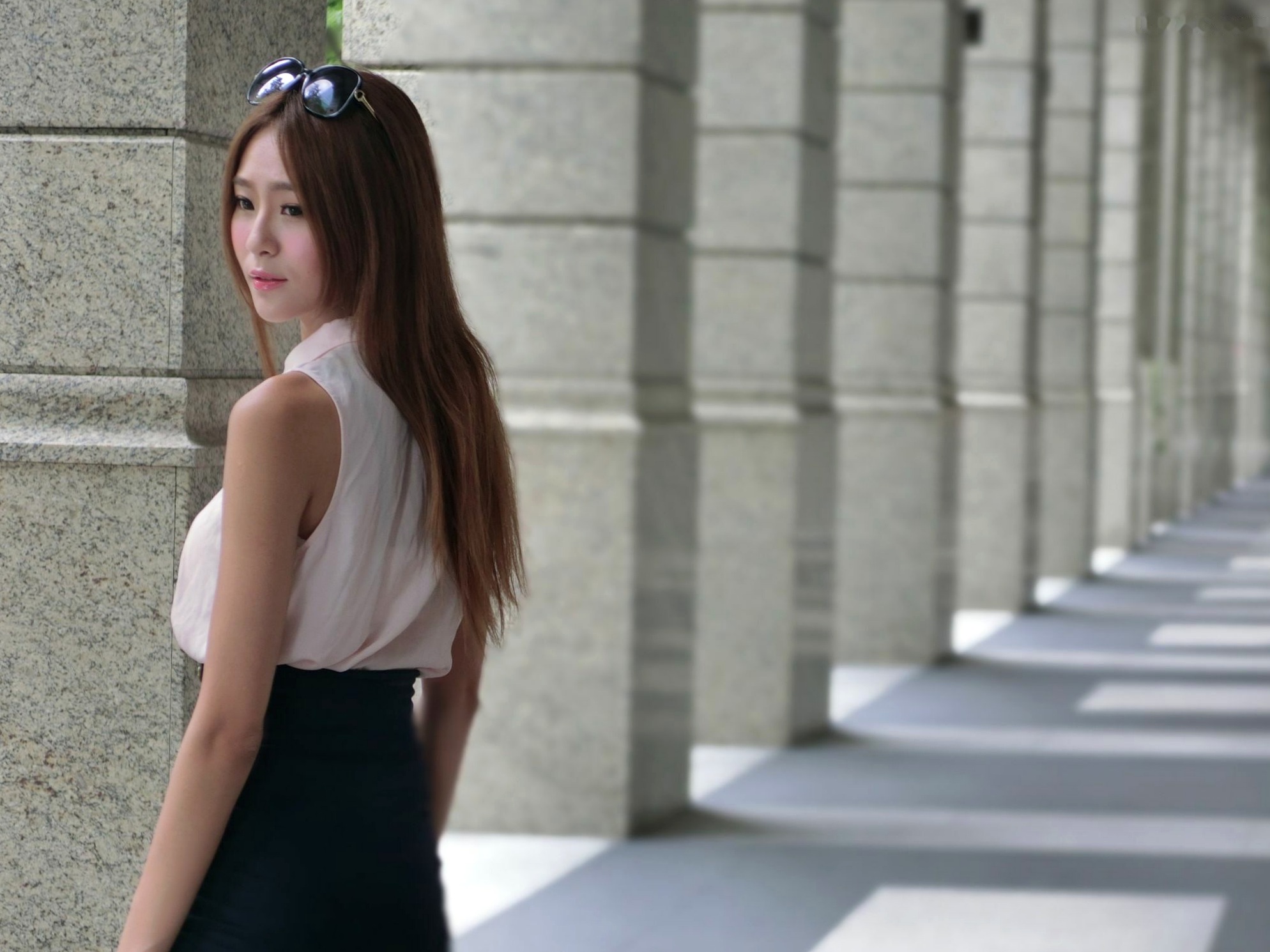 Gallery - 台湾模特 - modelWinnie小雪信义商圈街拍写真，优雅职场装束展现知性气质与迷人美腿beautyleg台湾街拍气质美腿清新 女神私房照_秀色女神 - image 79