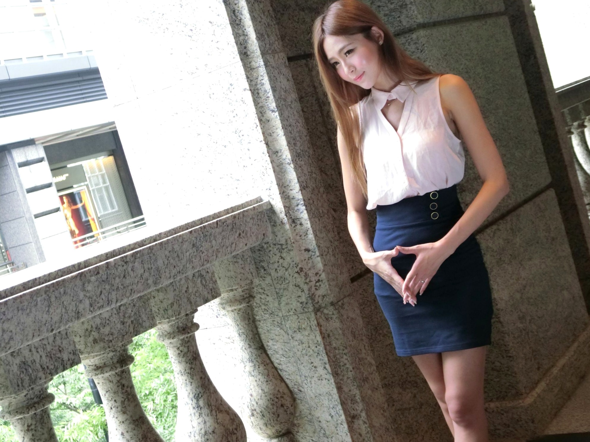 Gallery - 台湾模特 - modelWinnie小雪信义商圈街拍写真，优雅职场装束展现知性气质与迷人美腿beautyleg台湾街拍气质美腿清新 女神私房照_秀色女神 - image 92