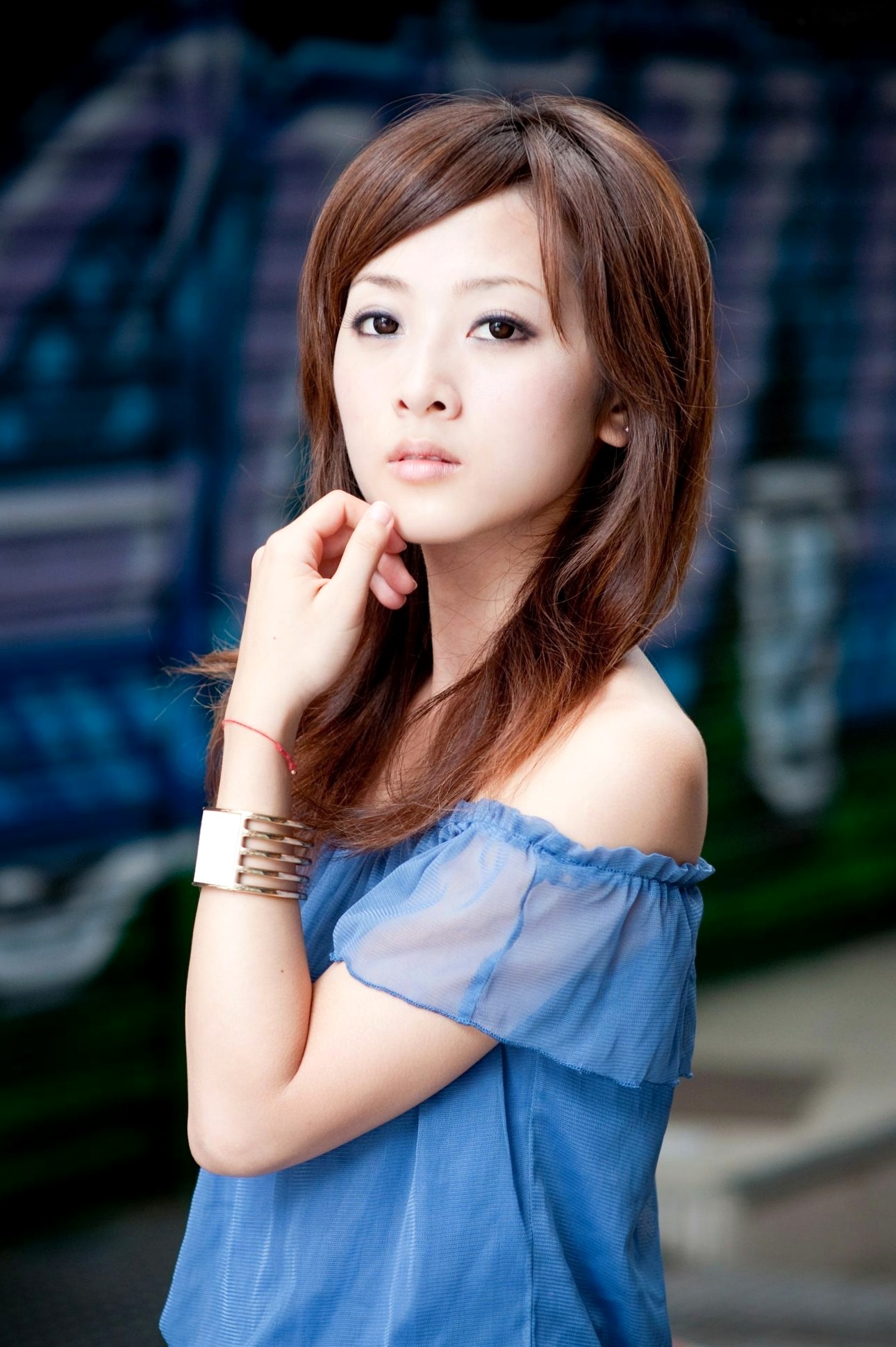 Gallery - 台湾正妹张允霏/张凯洁《西门町外拍》写真集，街拍清新少女风，户外休闲穿搭，气质女神甜美灵动台湾街拍户外清新女神 女神私房照_秀色女神 - image 27