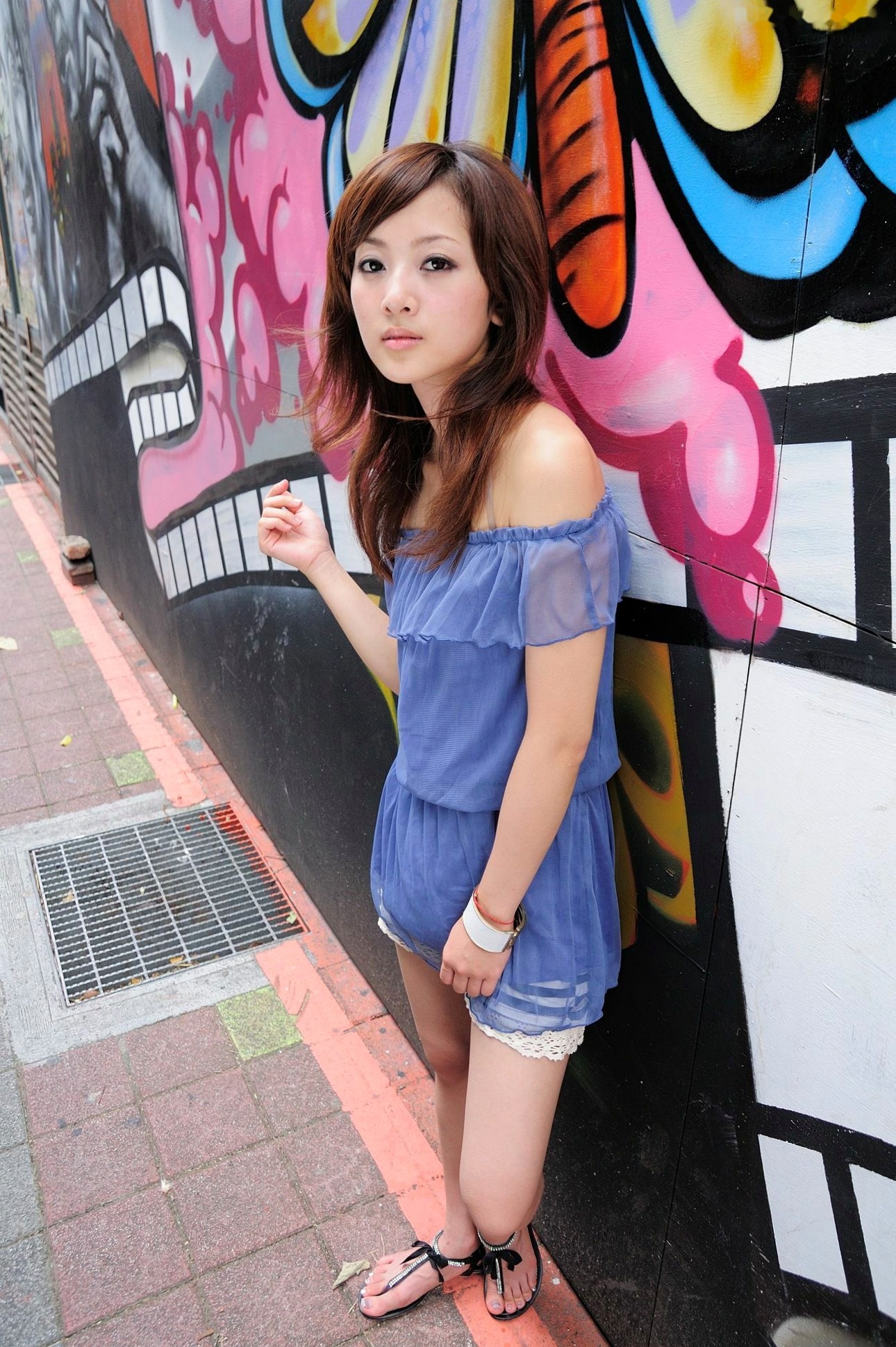 Gallery - 台湾正妹张允霏/张凯洁《西门町外拍》写真集，街拍清新少女风，户外休闲穿搭，气质女神甜美灵动台湾街拍户外清新女神 女神私房照_秀色女神 - image 37