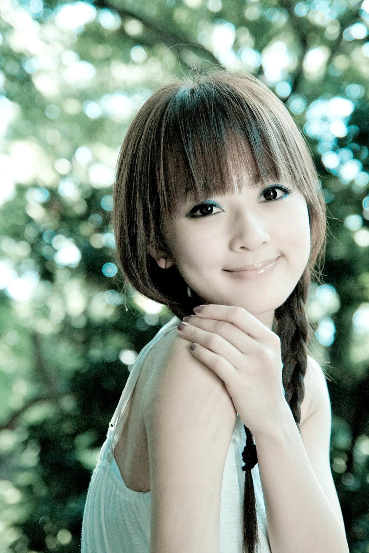 Gallery - 台湾正妹张允霏果子MM台大校园户外写真，清纯甜美系女神元气街拍休闲时光台湾清新治愈系户外 女神私房照_秀色女神 - image 7