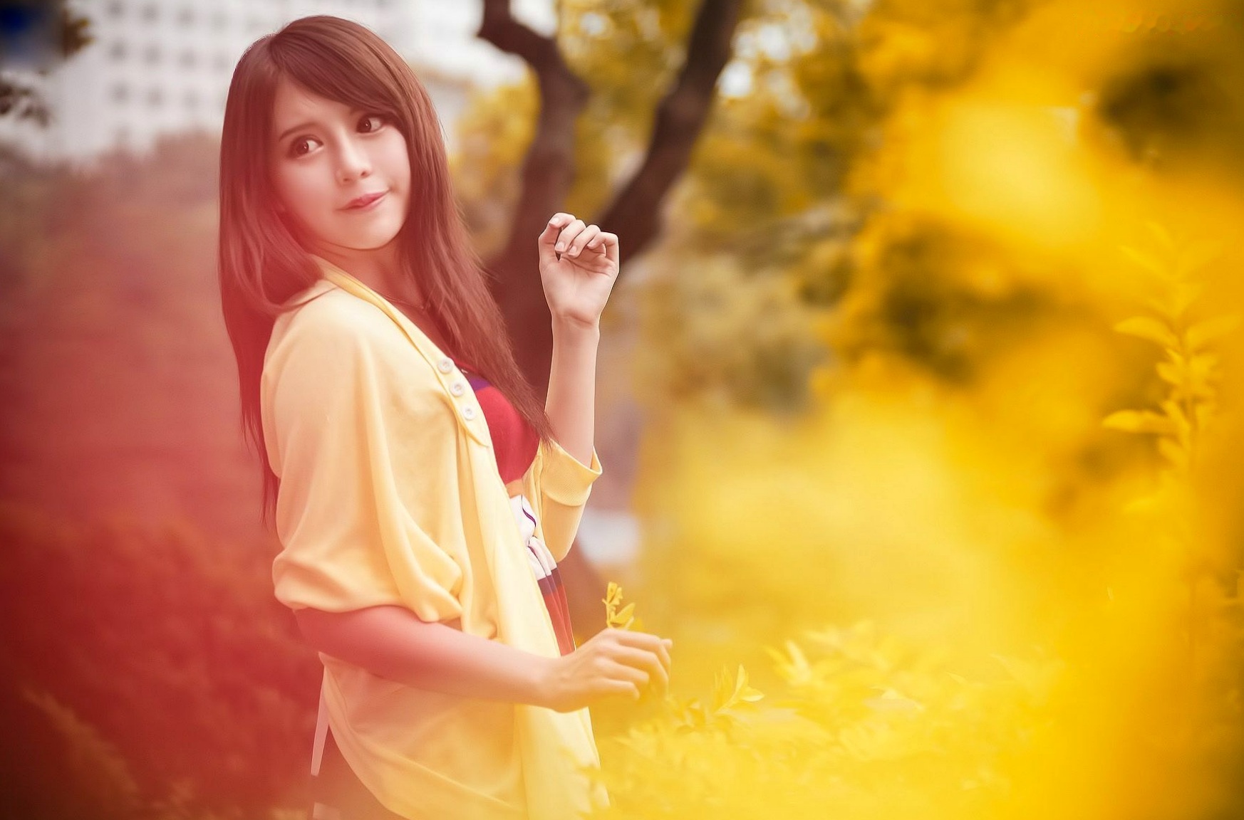 Gallery - 台湾正妹张齐郡JULIE《踏青》户外清纯甜美写真，清新治愈系街拍女神台湾清新户外治愈系女神 女神私房照_秀色女神 - image 7