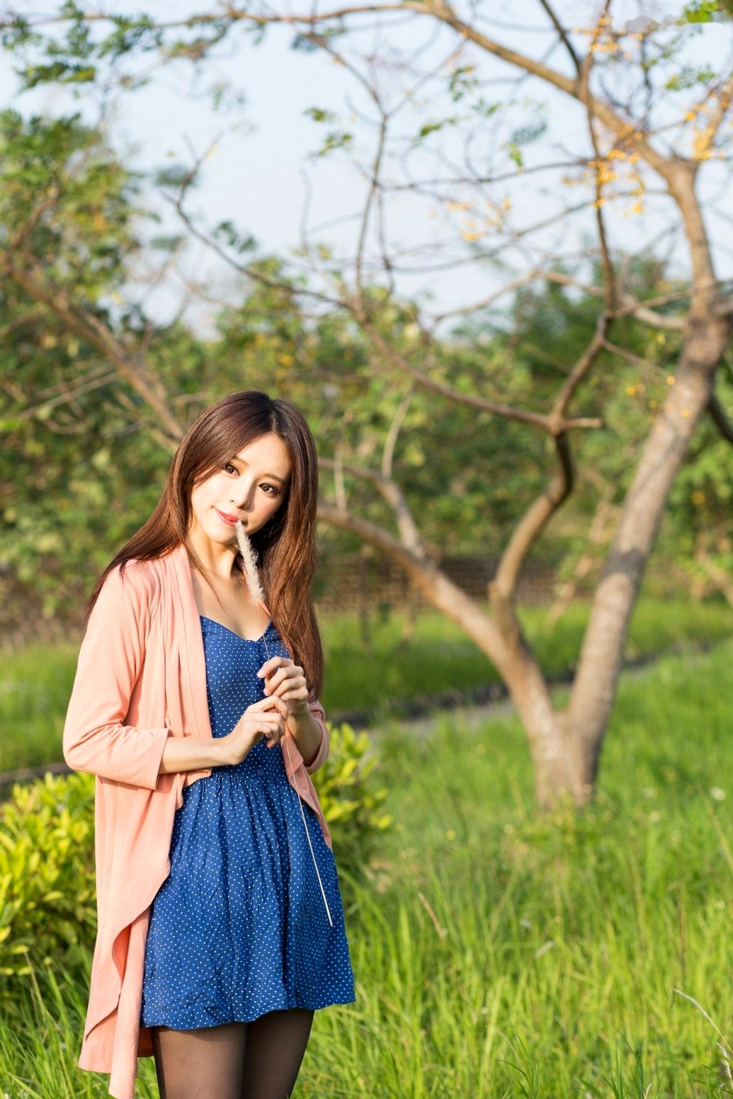 Gallery - 台湾正妹张齐郡JULIE《踏青》户外清纯甜美写真，清新治愈系街拍女神台湾清新户外治愈系女神 女神私房照_秀色女神 - image 25