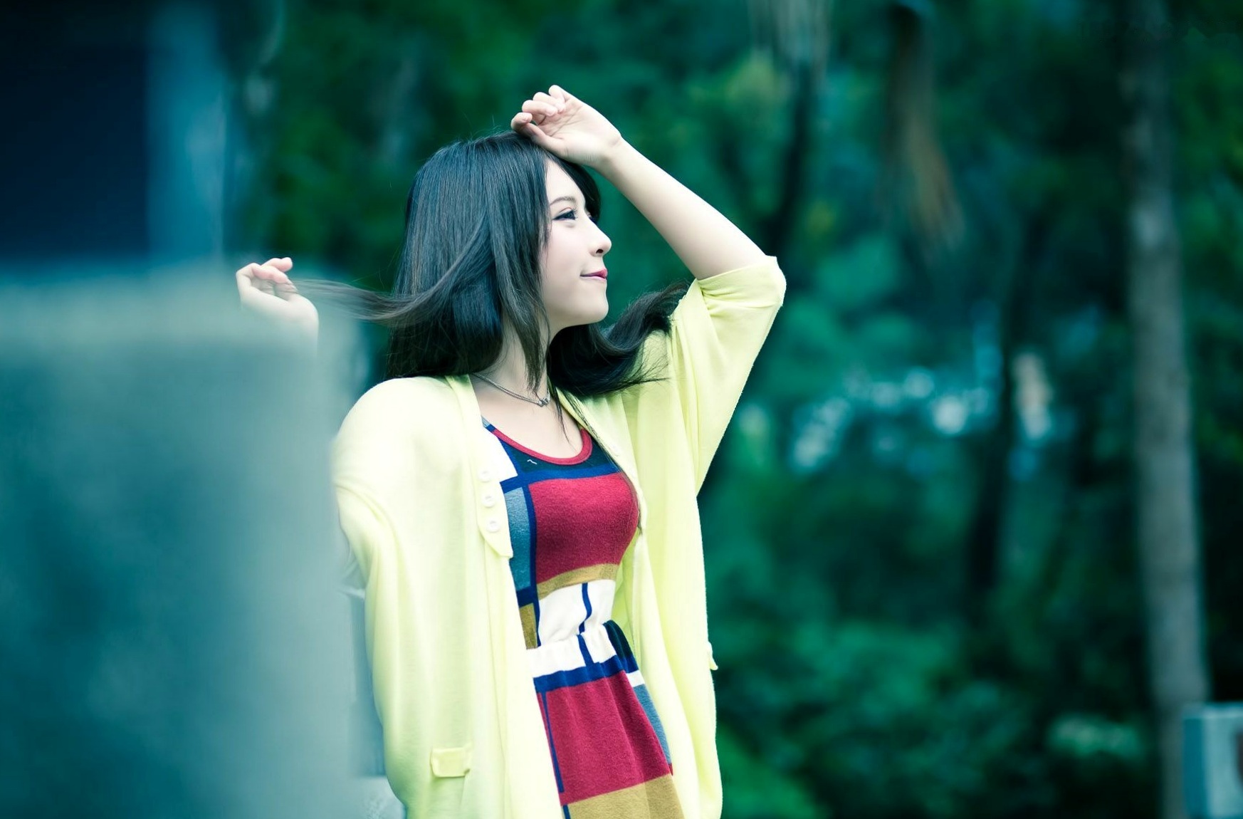 Gallery - 台湾正妹张齐郡JULIE《踏青》户外清纯甜美写真，清新治愈系街拍女神台湾清新户外治愈系女神 女神私房照_秀色女神 - image 91