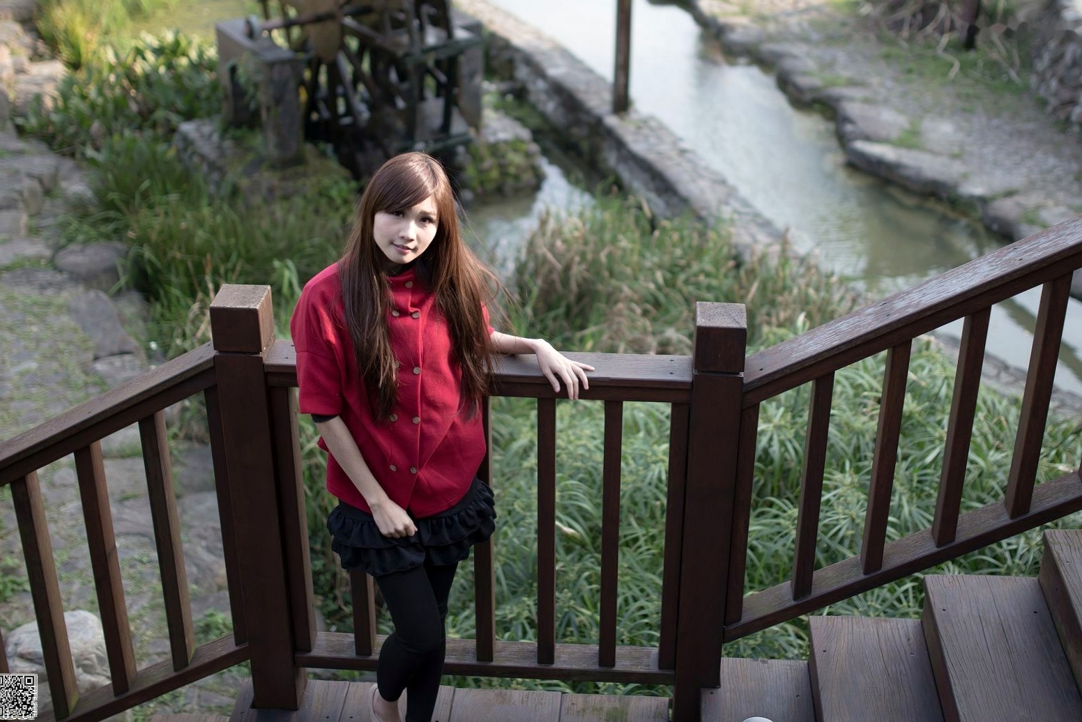 Gallery - 台湾正妹张雅筑Chu客家文化园区清新外拍写真，冬日甜美穿搭邻家女神唯美户外街拍台湾清新治愈系户外女神 女神私房照_秀色女神 - image 38