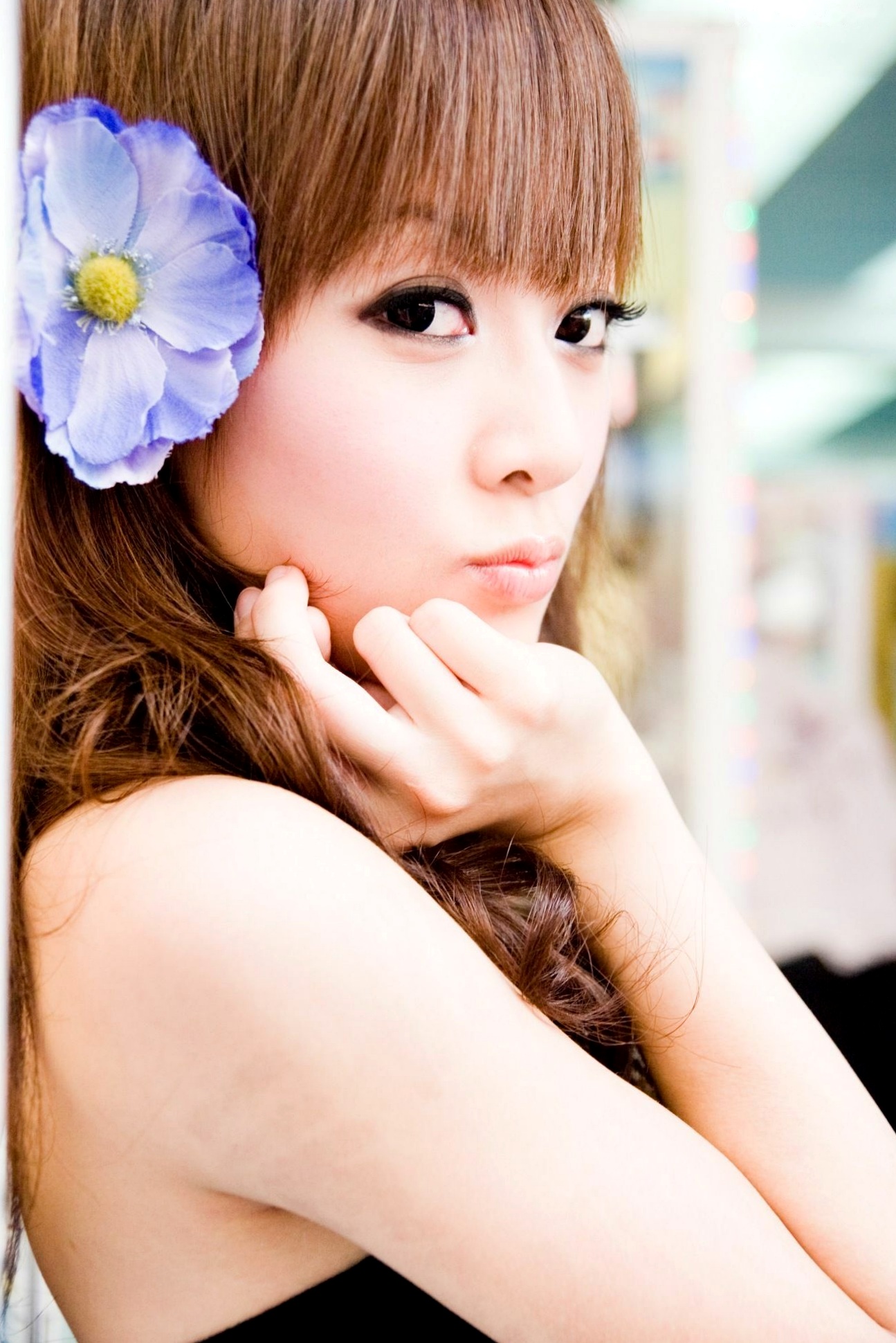 Gallery - 台湾正妹张凯洁Mikako清新户外私房写真，淡水街拍治愈系美少女写真集台湾户外清纯街拍治愈系 女神私房照_秀色女神 - image 6