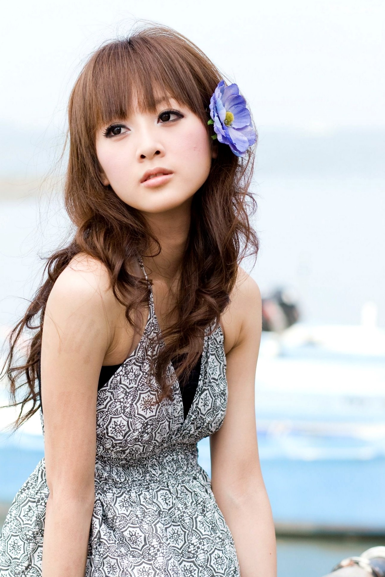 Gallery - 台湾正妹张凯洁Mikako清新户外私房写真，淡水街拍治愈系美少女写真集台湾户外清纯街拍治愈系 女神私房照_秀色女神 - image 38