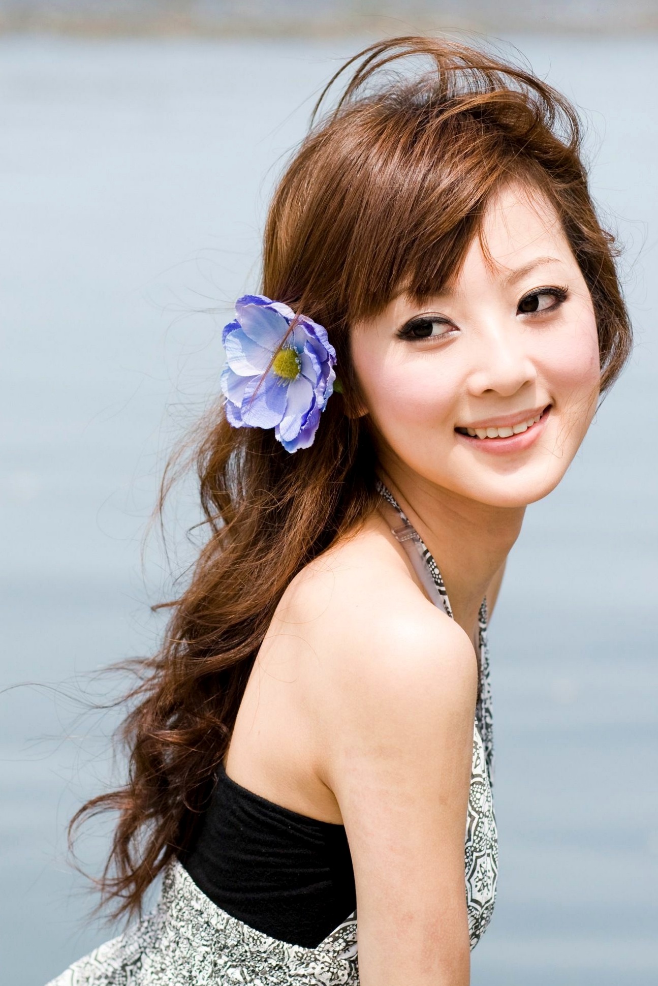 Gallery - 台湾正妹张凯洁Mikako清新户外私房写真，淡水街拍治愈系美少女写真集台湾户外清纯街拍治愈系 女神私房照_秀色女神 - image 47