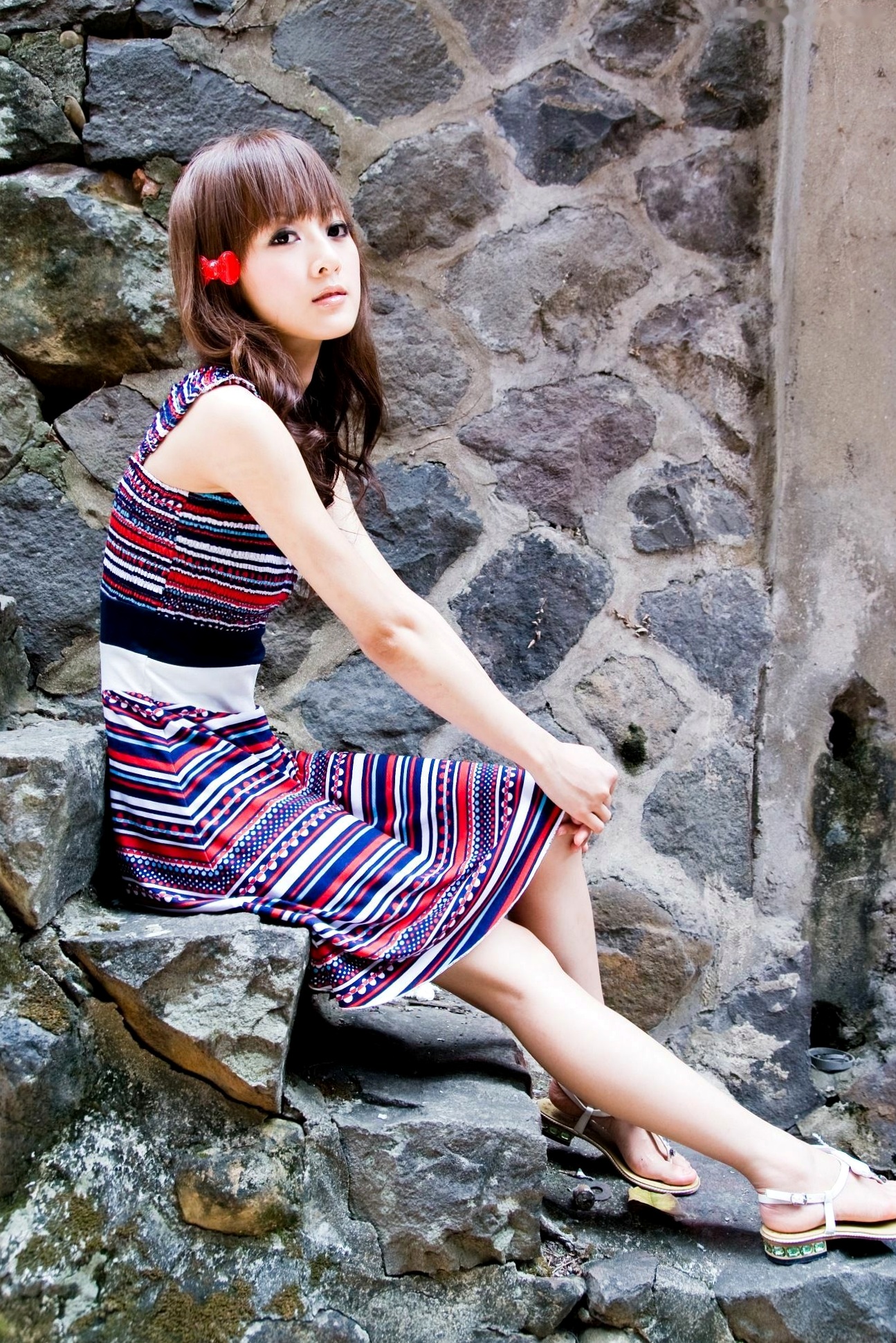 Gallery - 台湾正妹张凯洁Mikako清新户外私房写真，淡水街拍治愈系美少女写真集台湾户外清纯街拍治愈系 女神私房照_秀色女神 - image 64